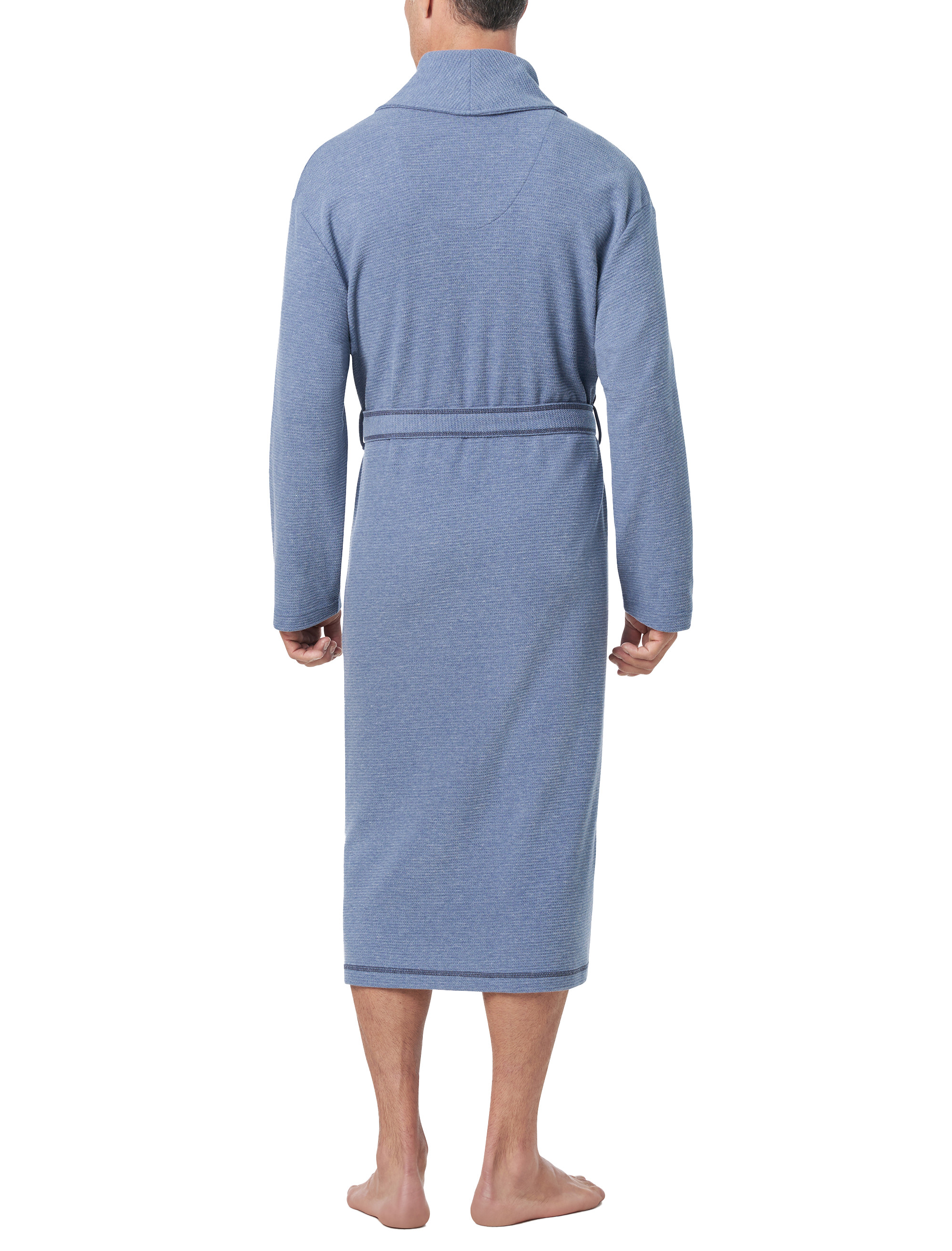 Coastal Heather Shawl Robe