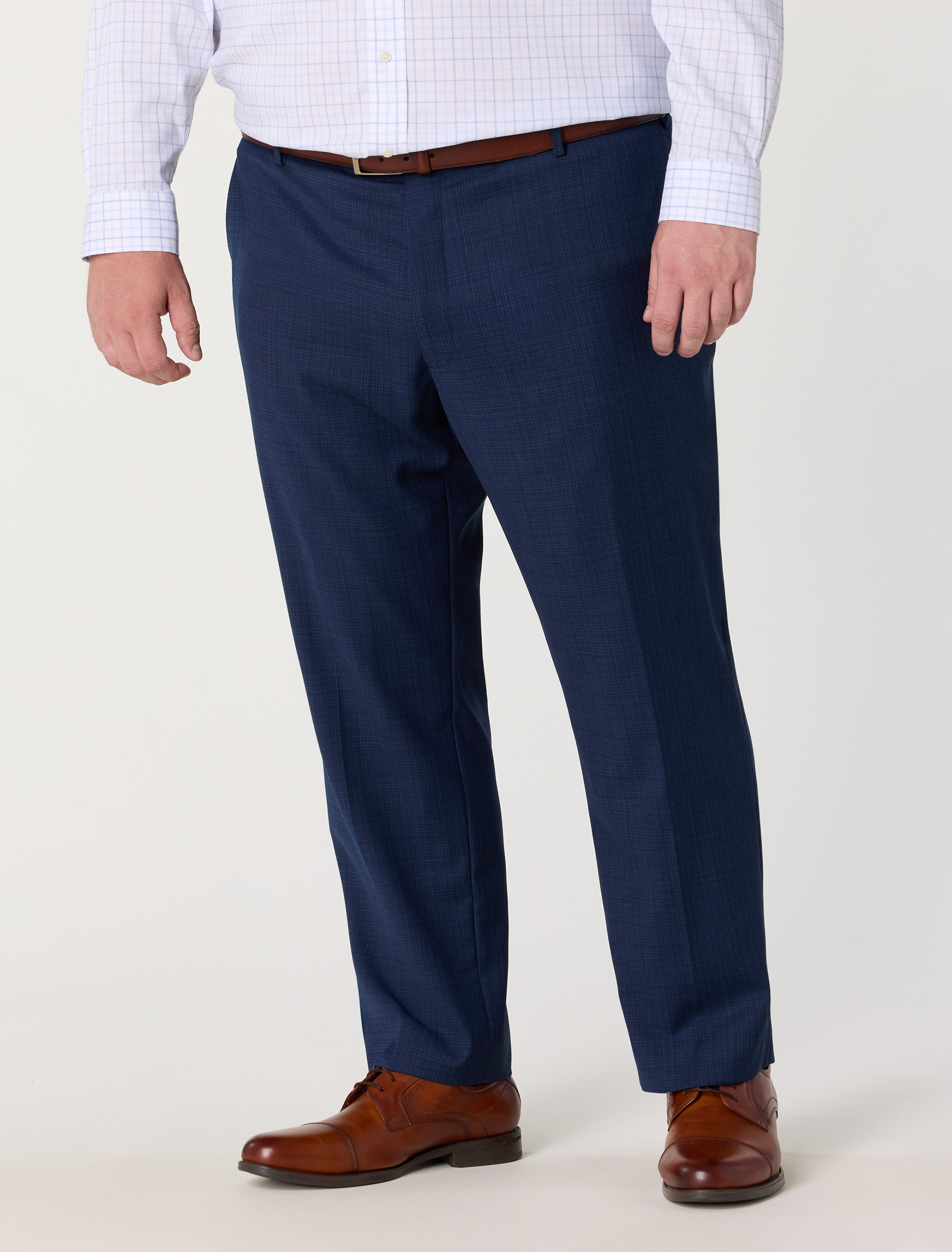 Solid Suit Pants