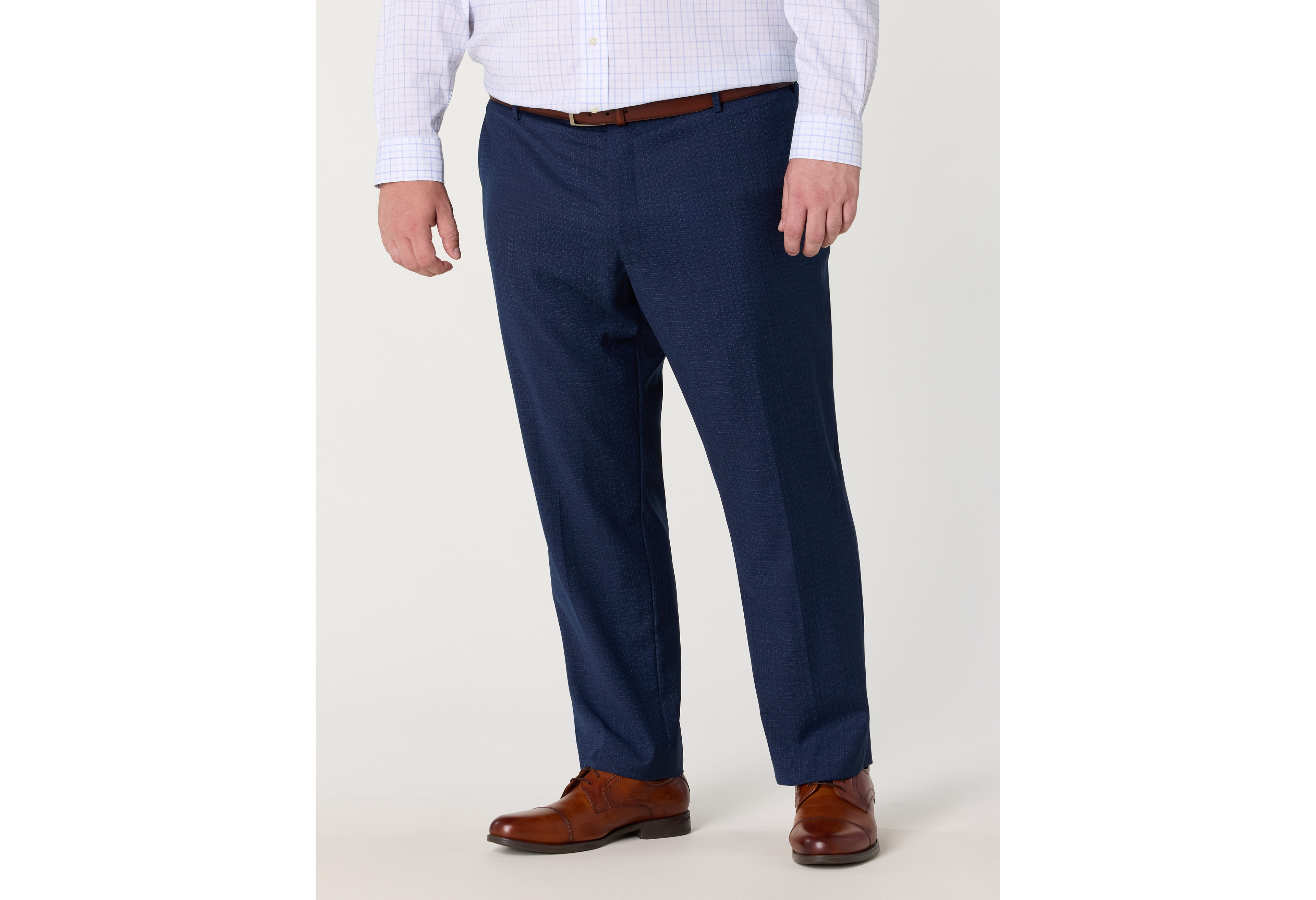 Solid Suit Pants