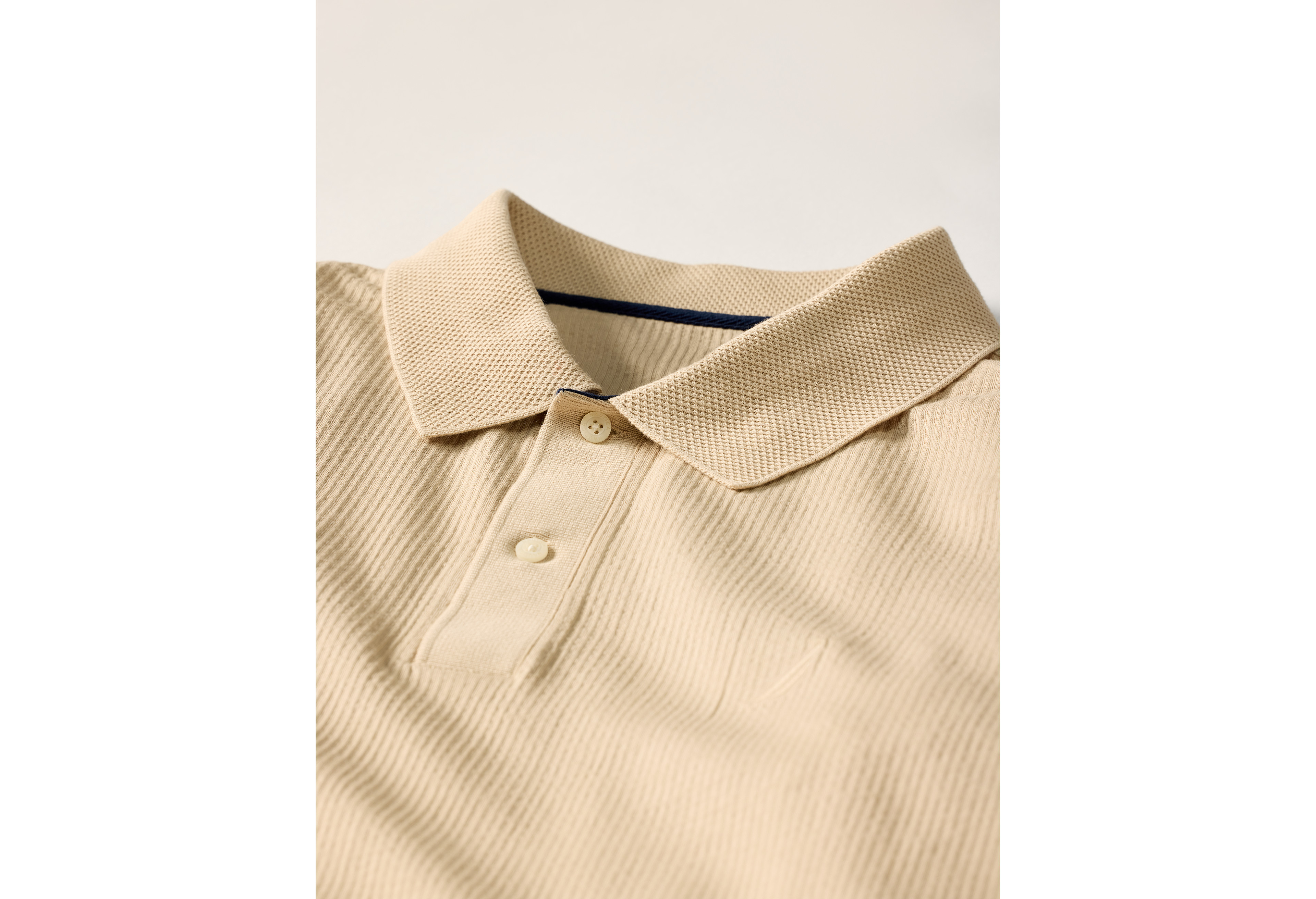 Compact Seersucker Polo Shirt