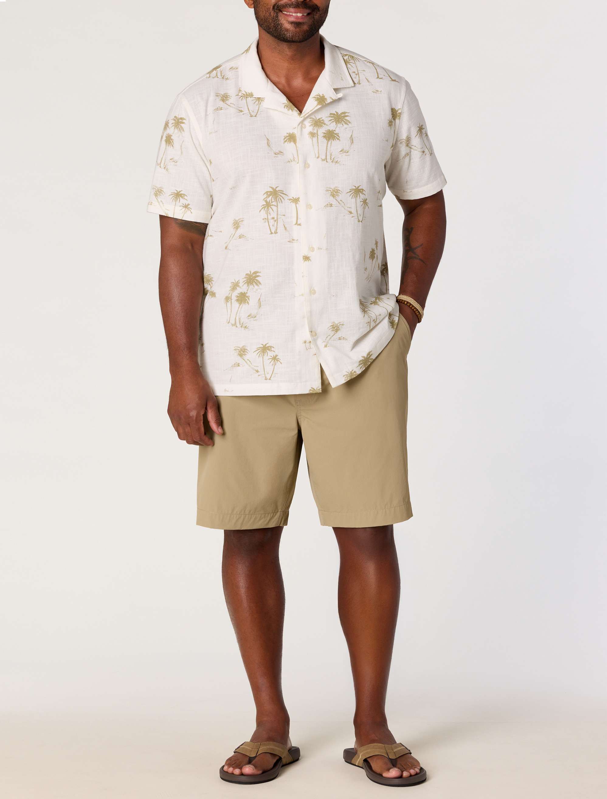 Printed Camp Shirt