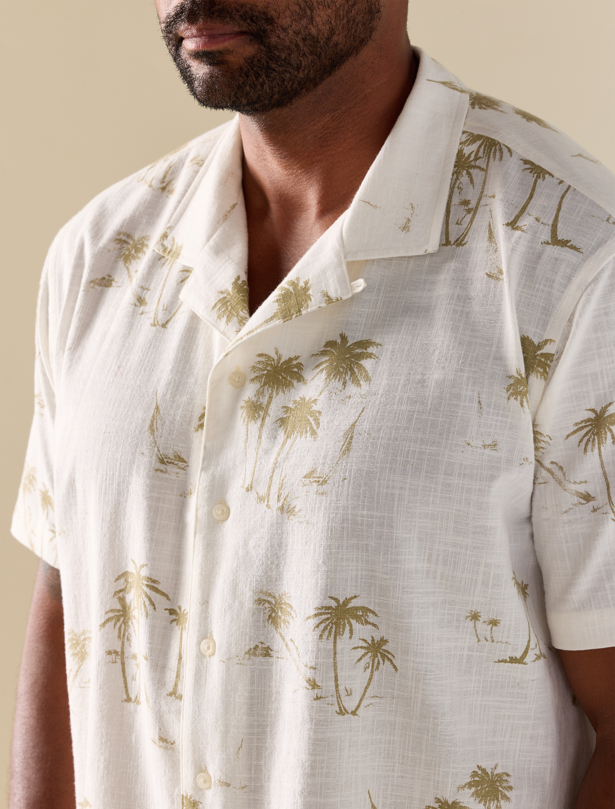 Printed Camp Shirt