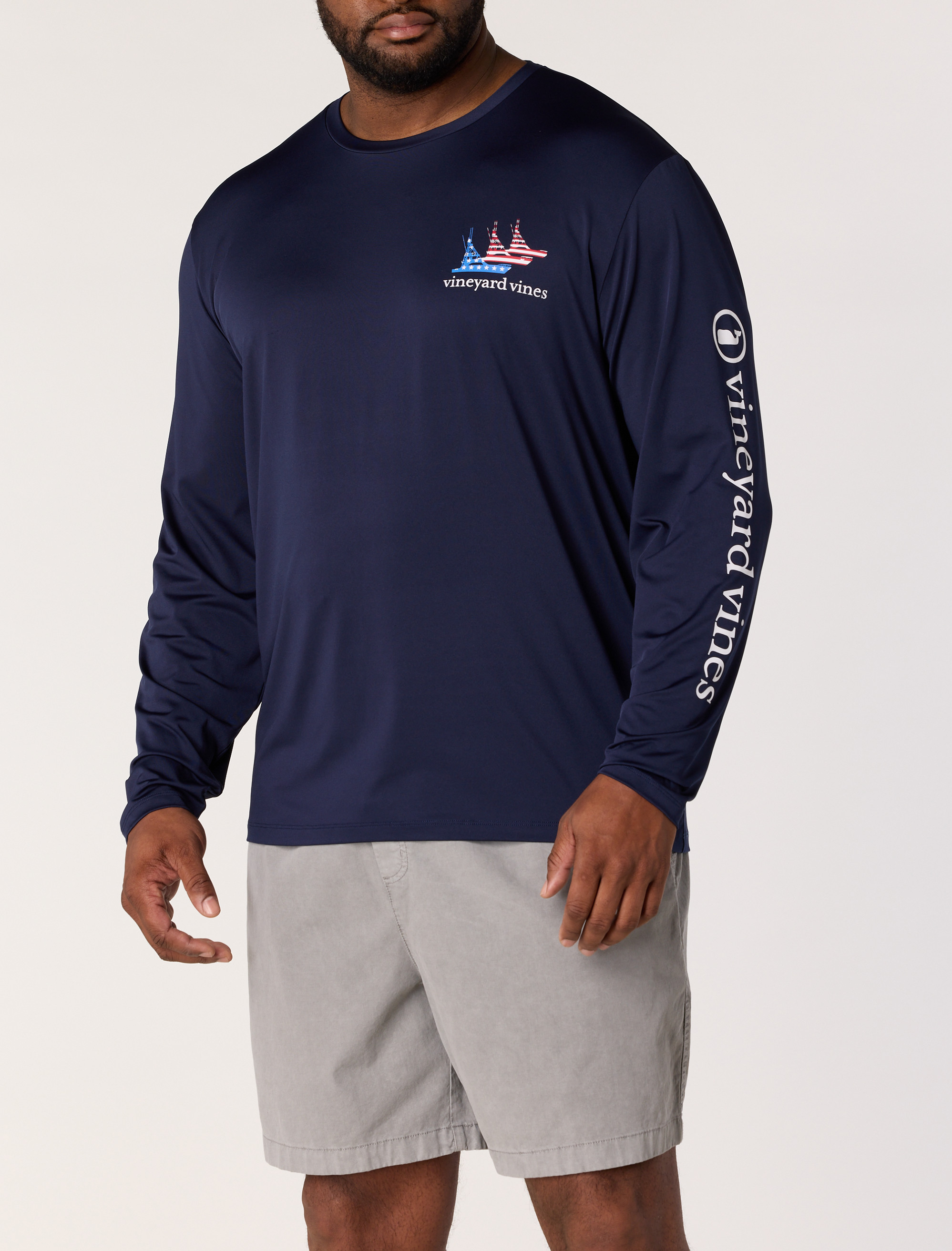 Big + Tall | Vineyard Vines Sportfisher Harbor T-Shirt | DXL