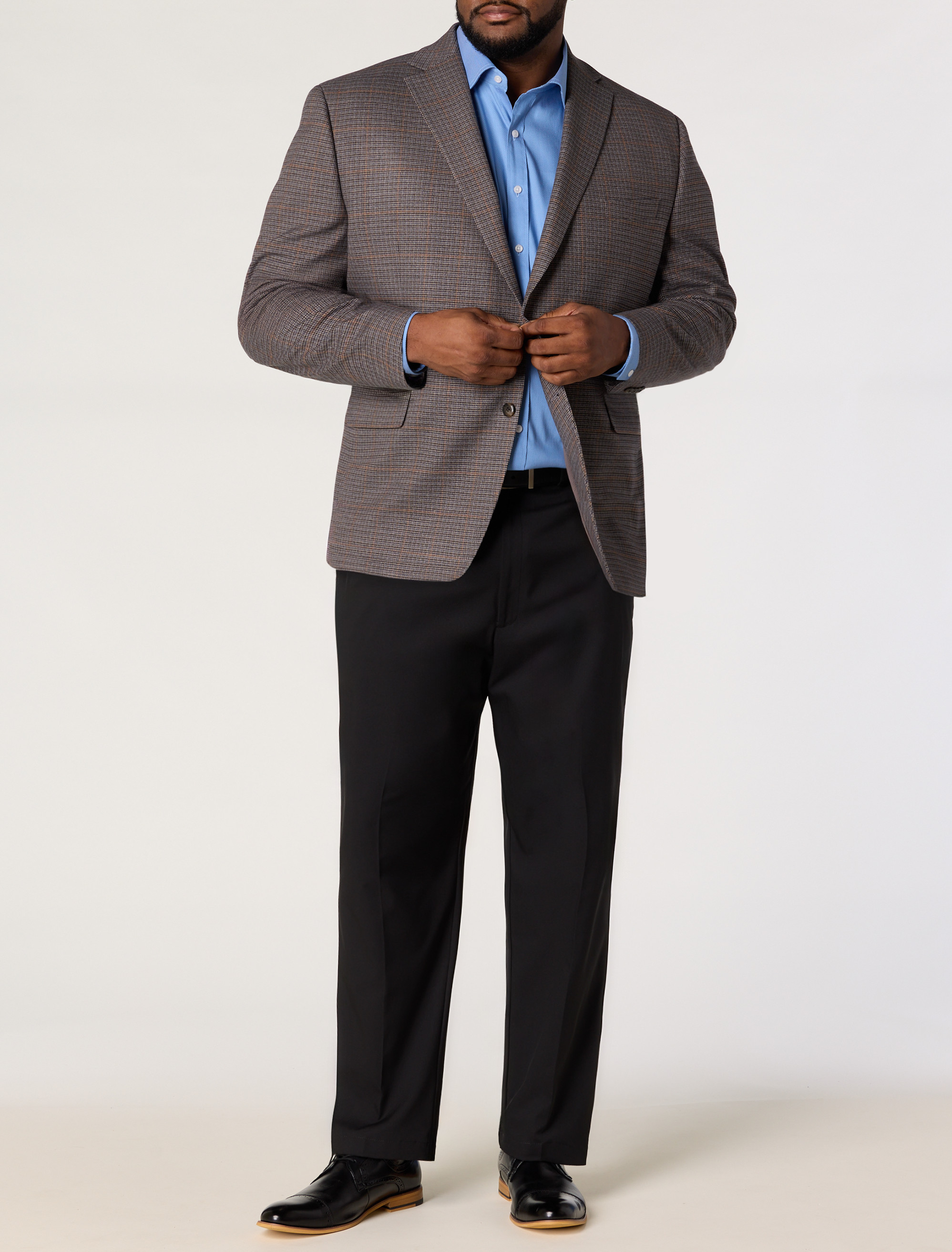 Tonal Houndstooth Sport Coat