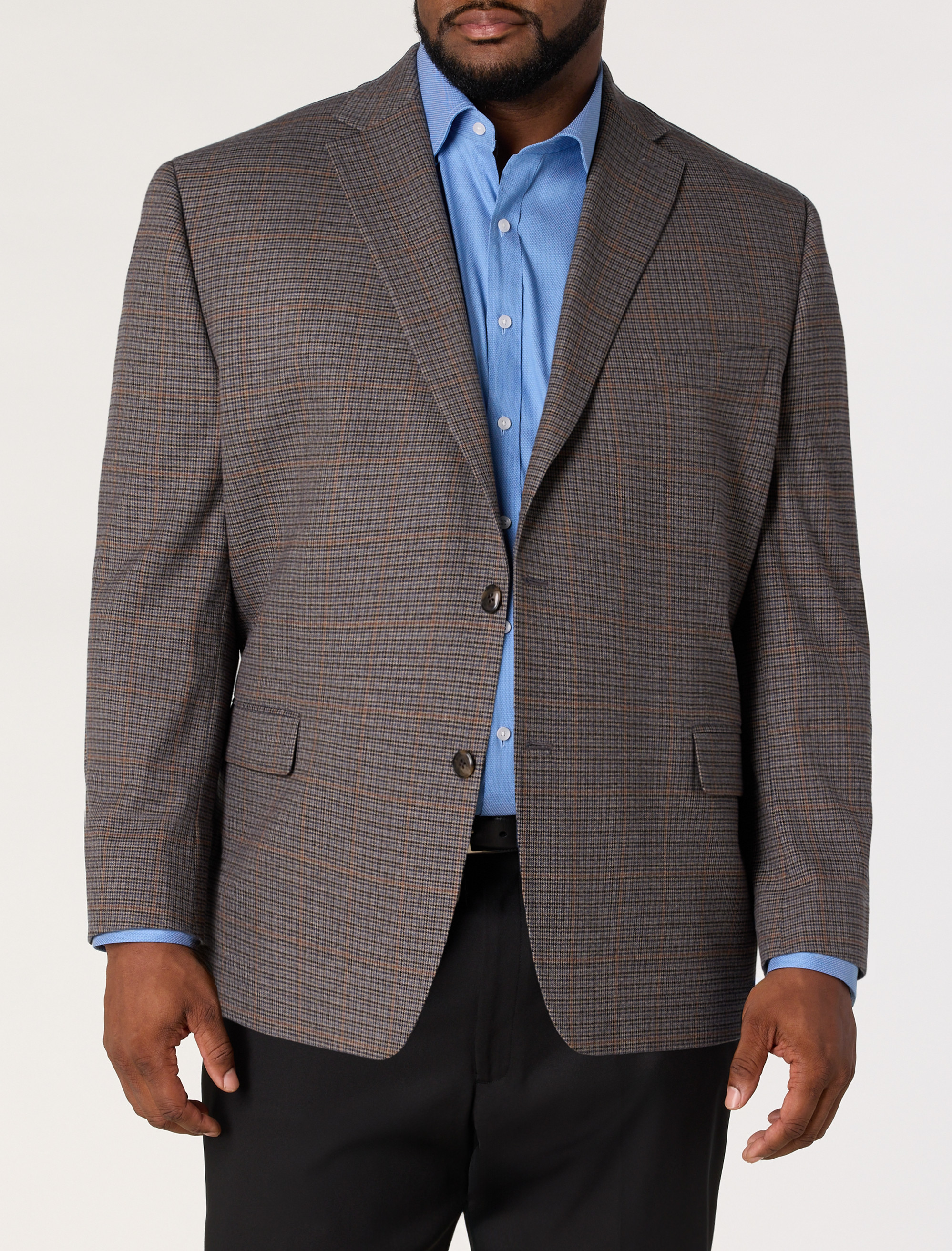 Tonal Houndstooth Sport Coat