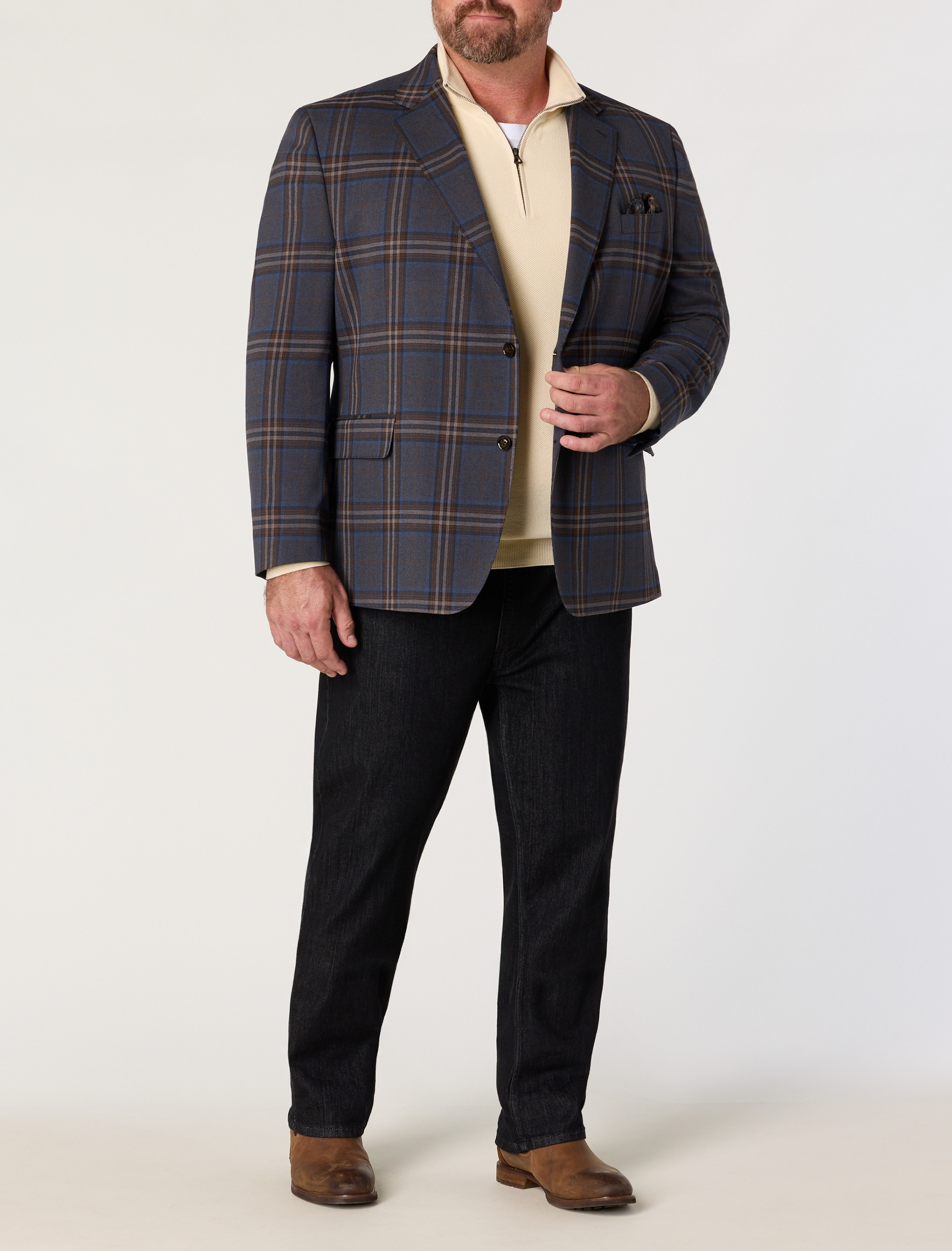 Bold Plaid Sport Coat