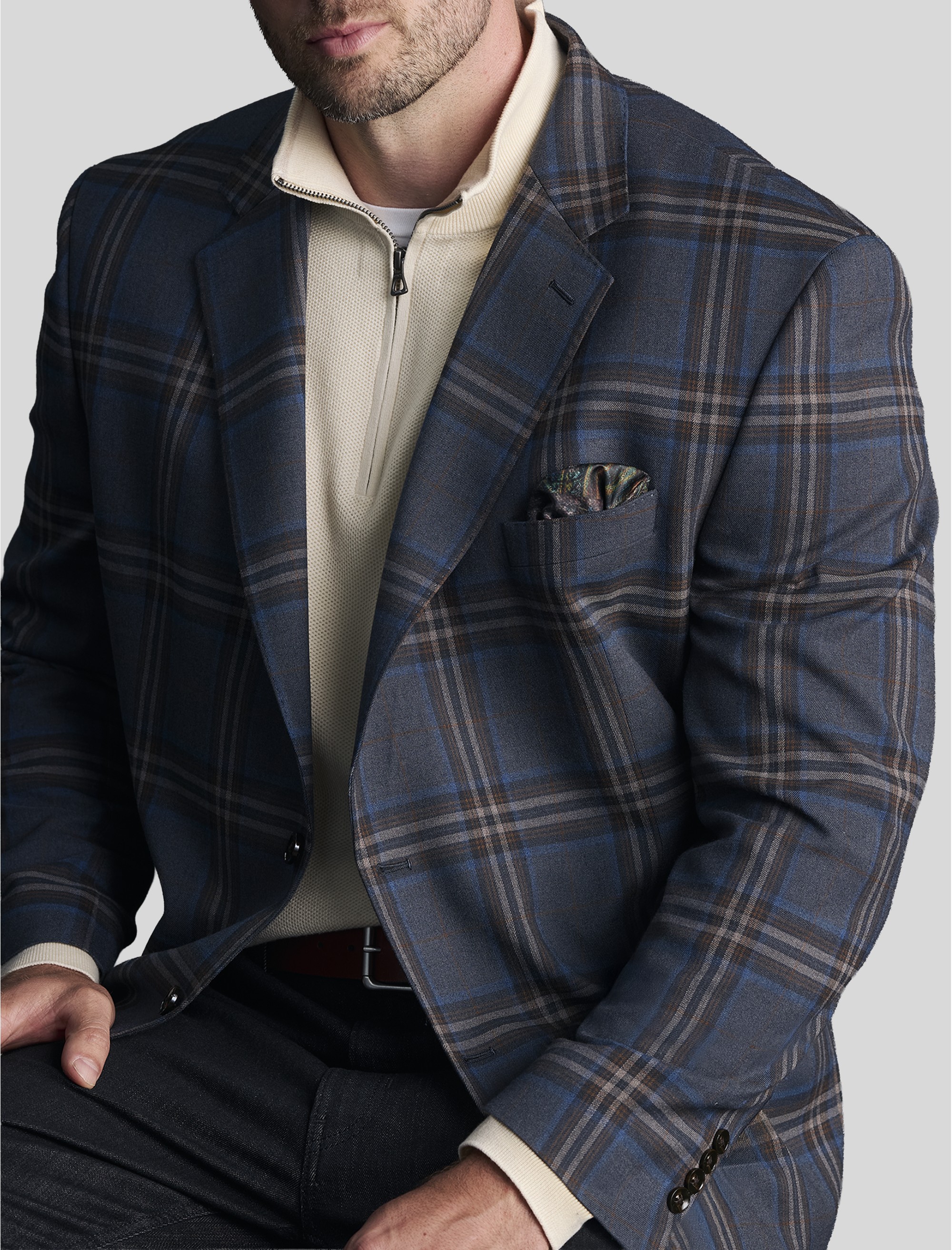 Bold Plaid Sport Coat - thumbnail 3