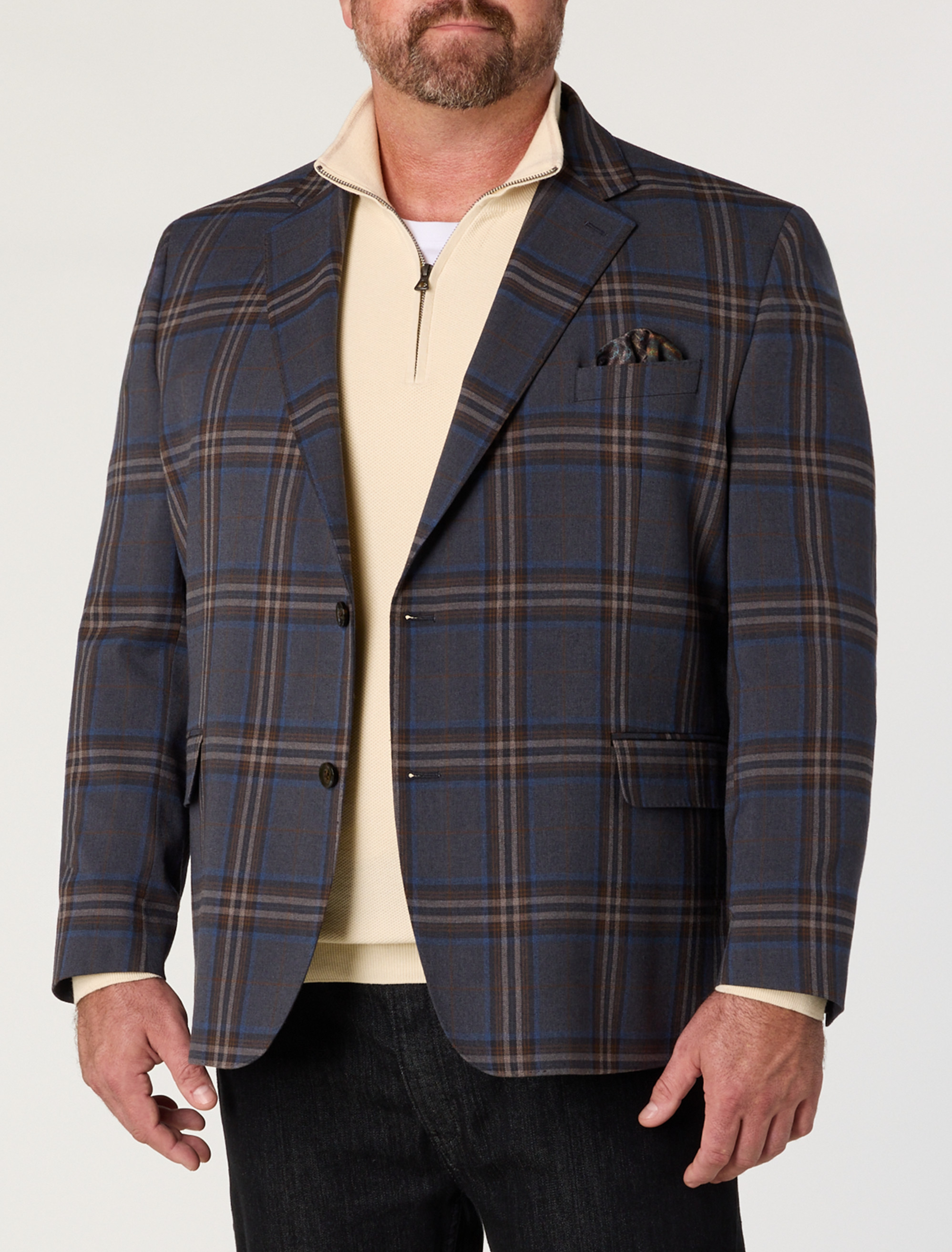 Bold Plaid Sport Coat