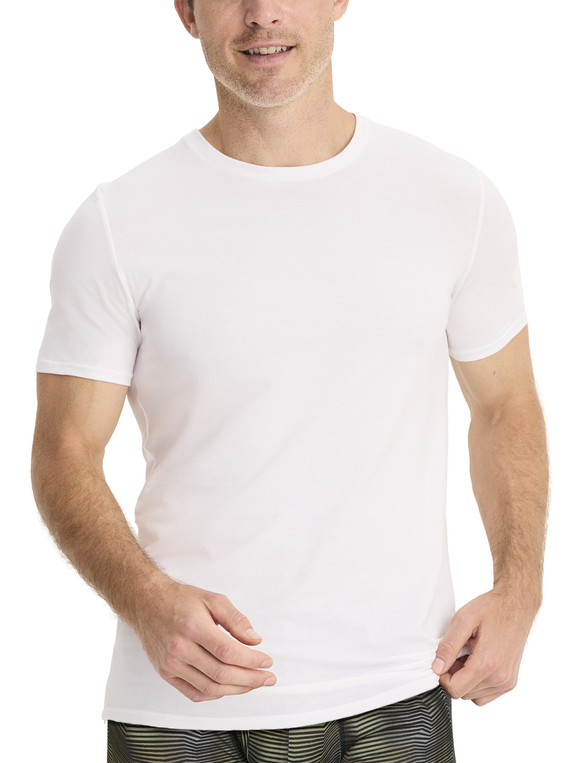 2-pk Performance Stretch Crewneck T-Shirts