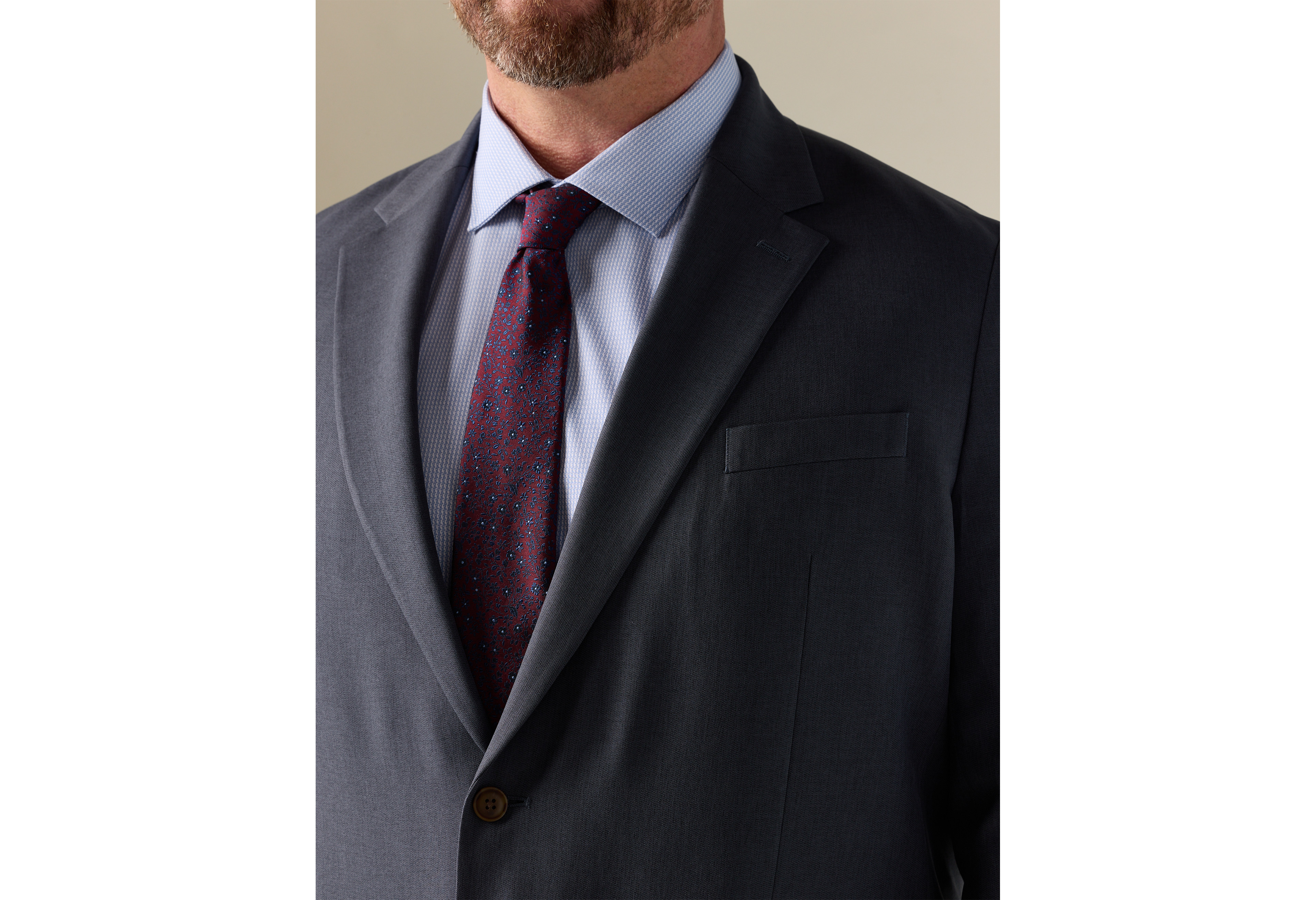 Smart Wash® Twill Suit Jacket