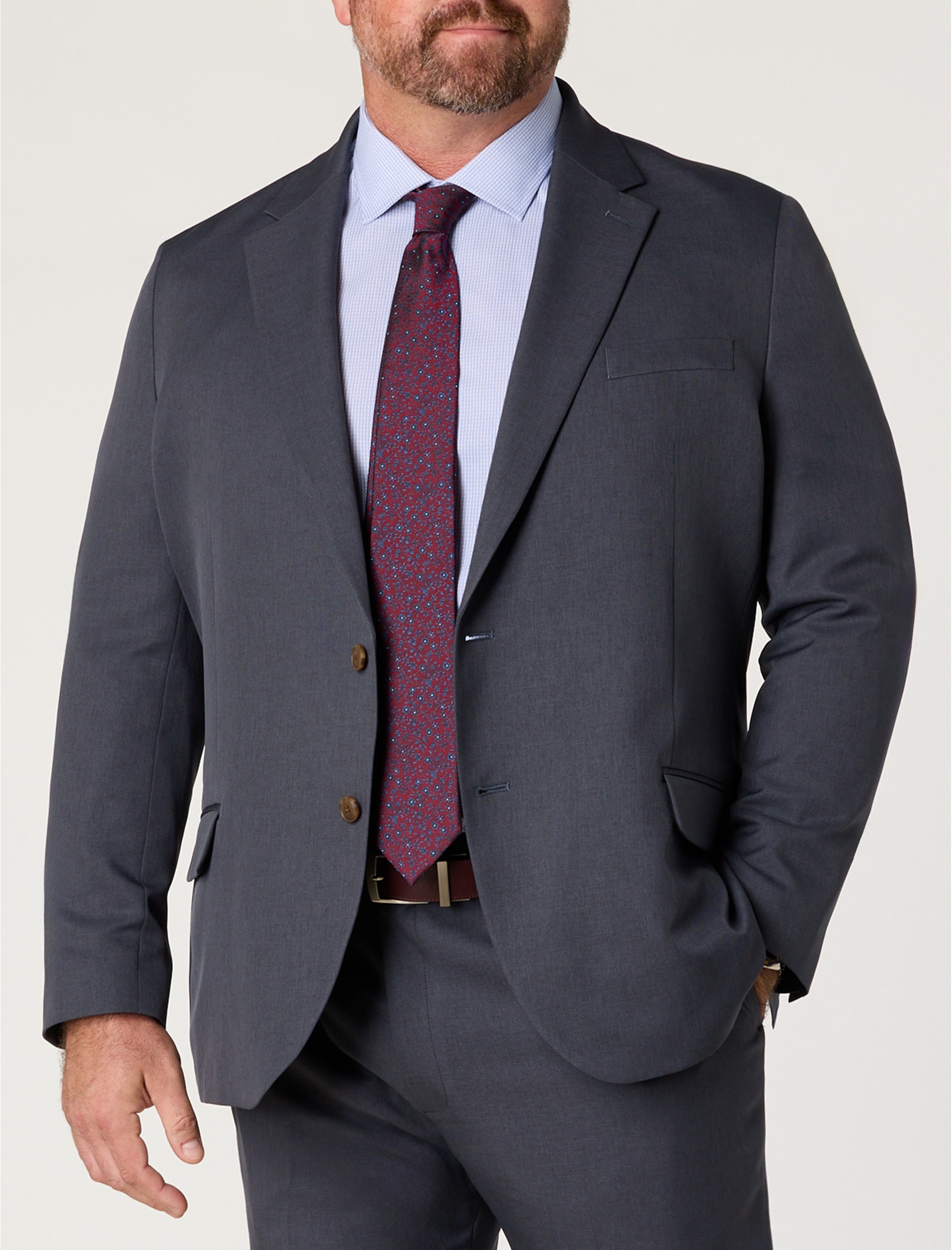 Smart Wash® Twill Suit Jacket