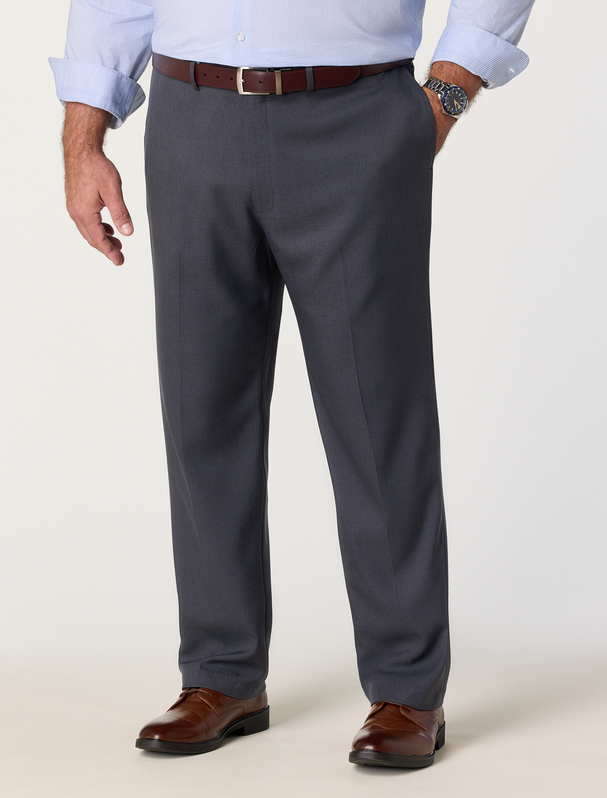 Smart Wash® Twill Suit Pants