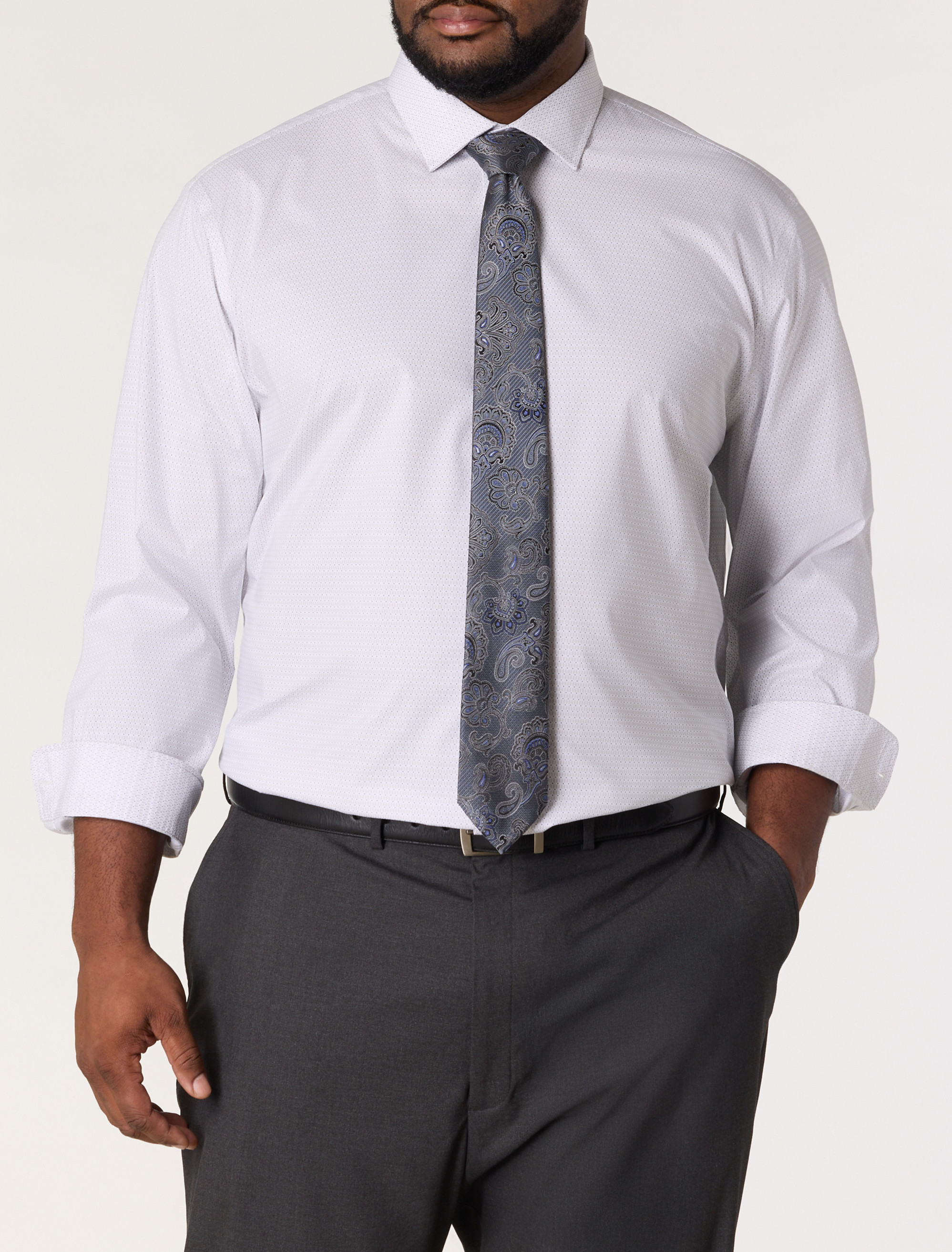 Four Petals Wrinkle-Free Dress Shirt