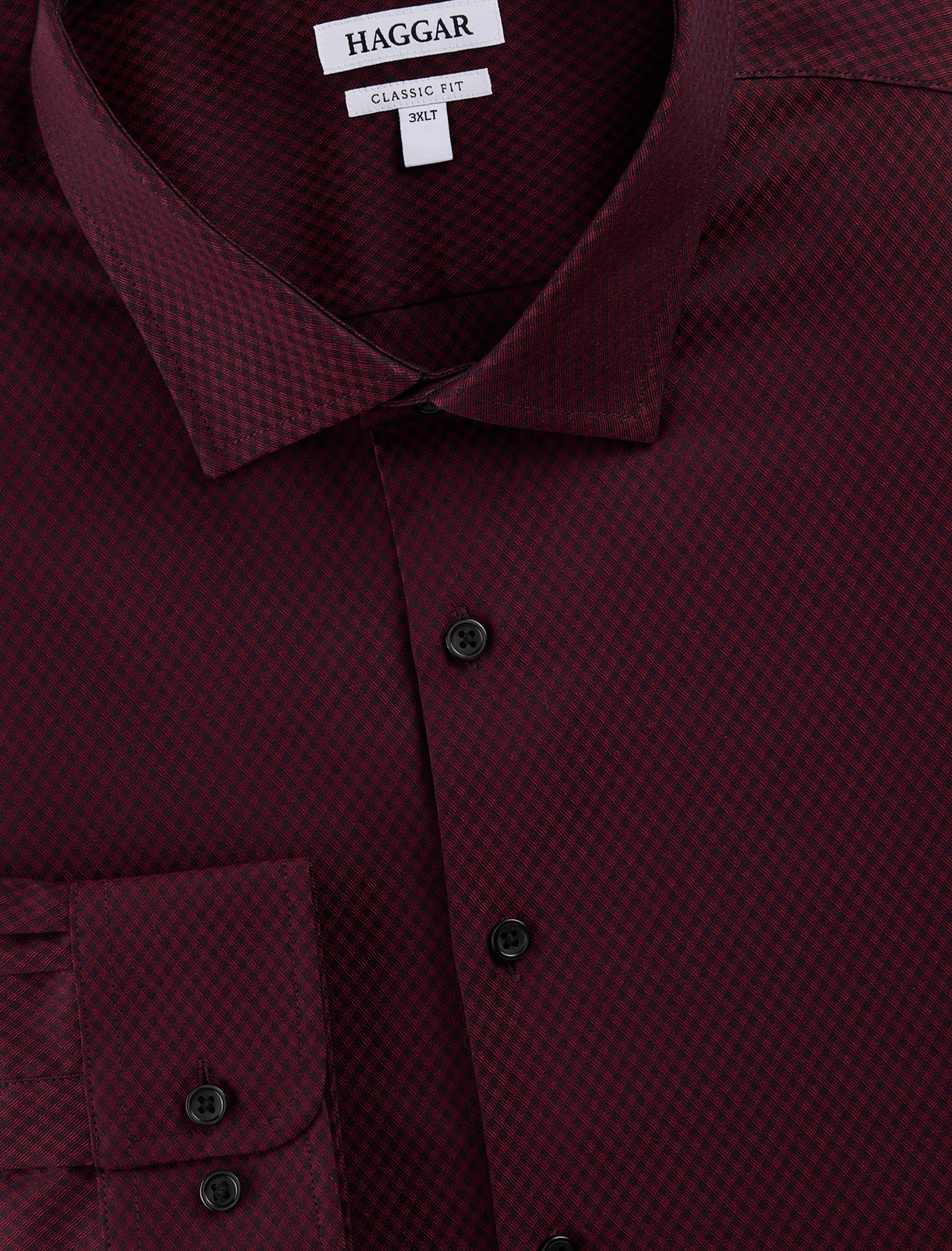Textured Wrinkle-Free Dress Shirt