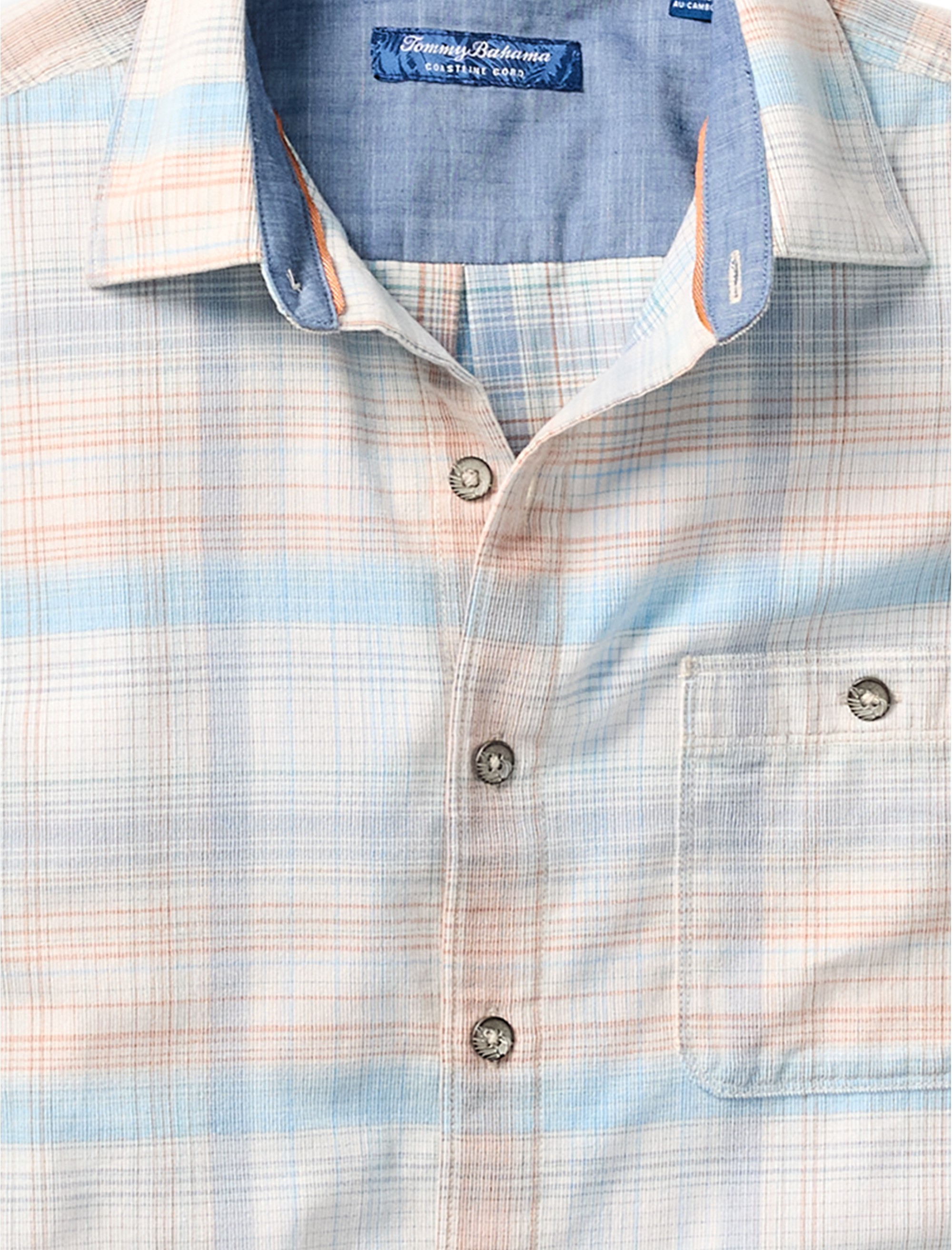 Coastline Cord Truly Check Sport Shirt - thumbnail 2