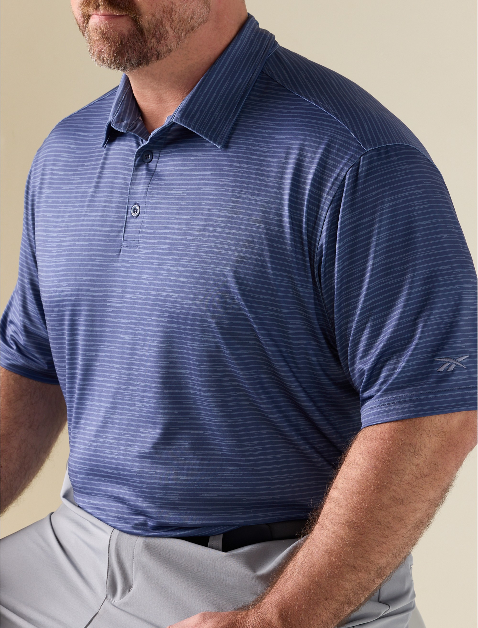 Performance Striped Polo Shirt - thumbnail 7