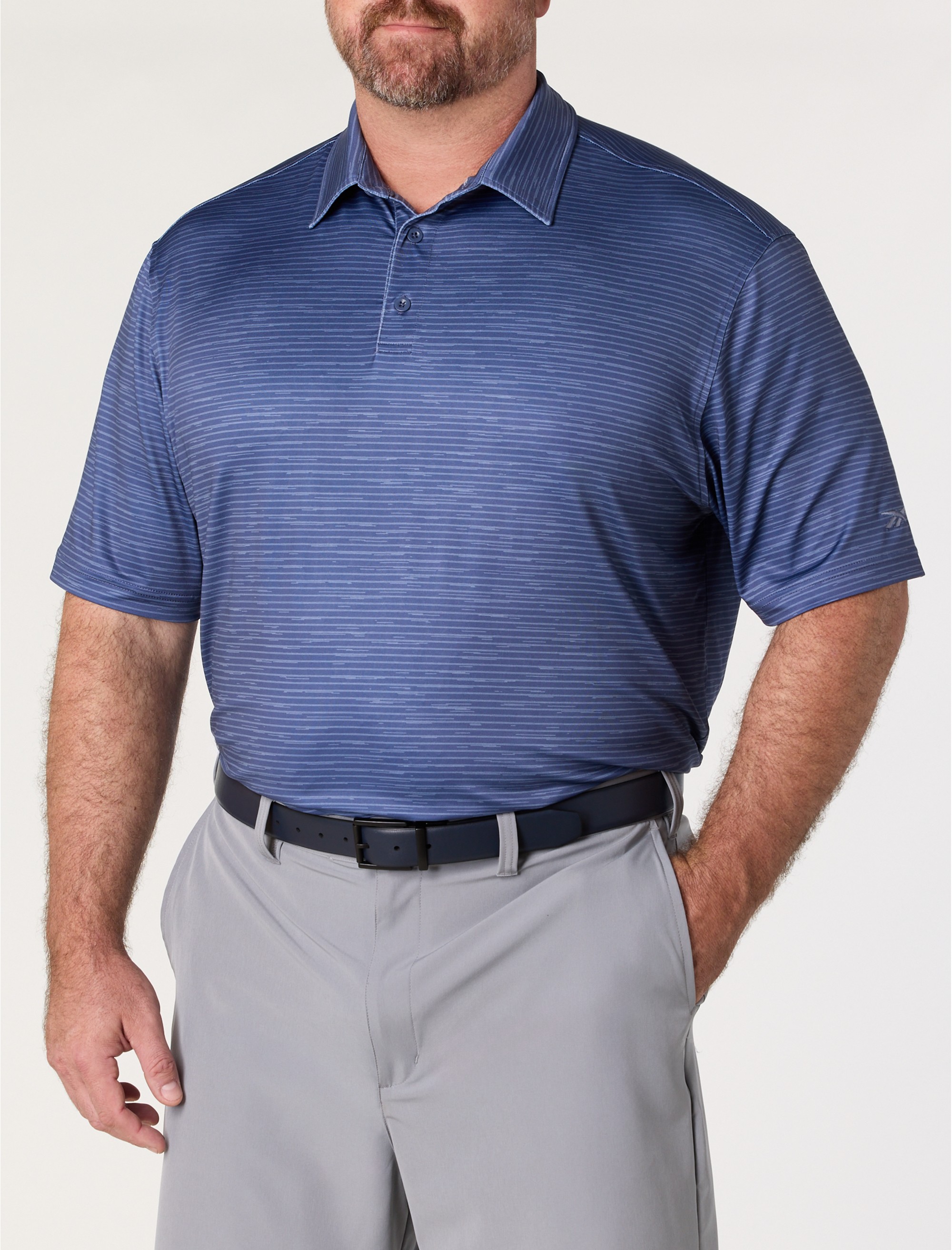 Performance Striped Polo Shirt - thumbnail 5