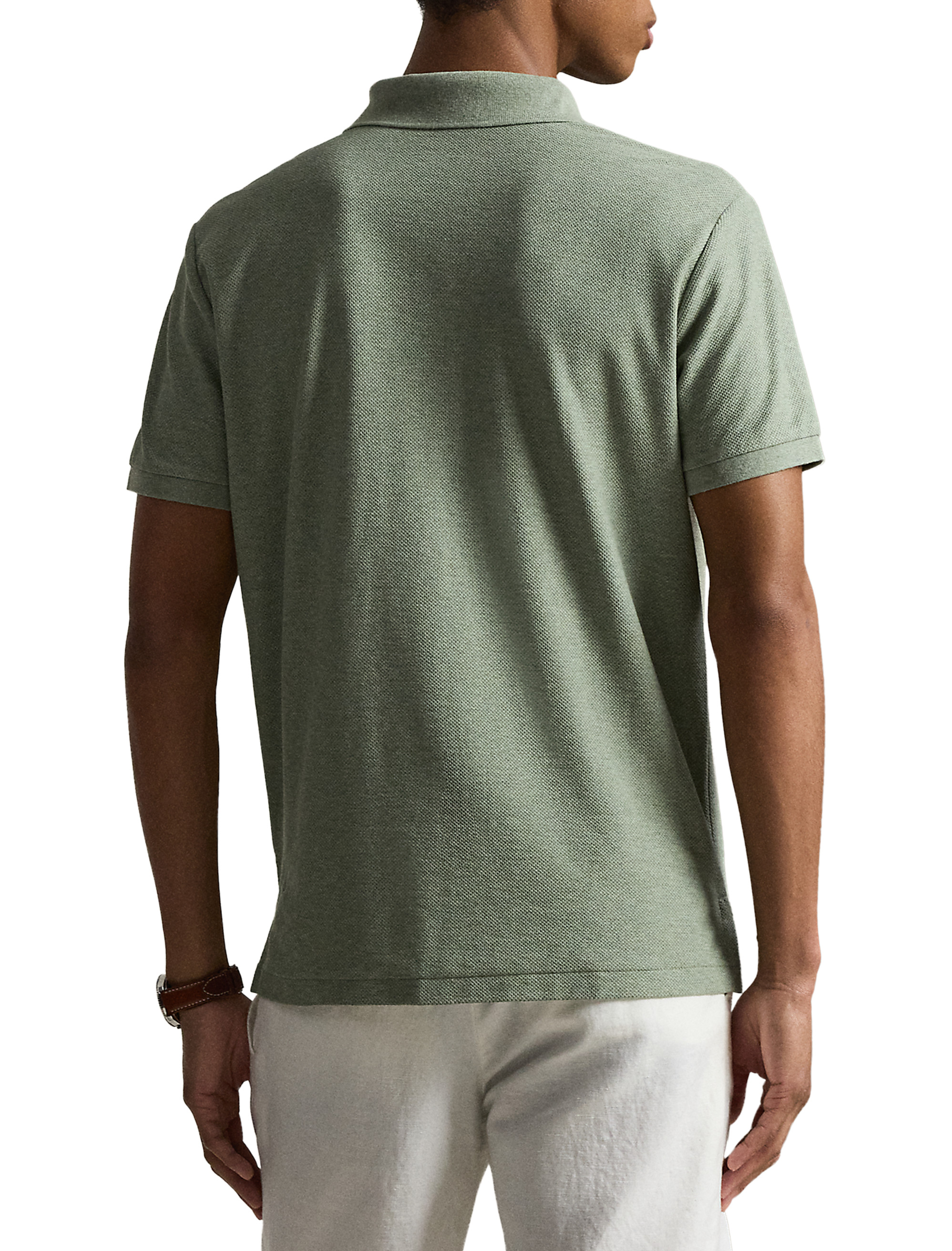 Honeycomb Textured Polo Shirt