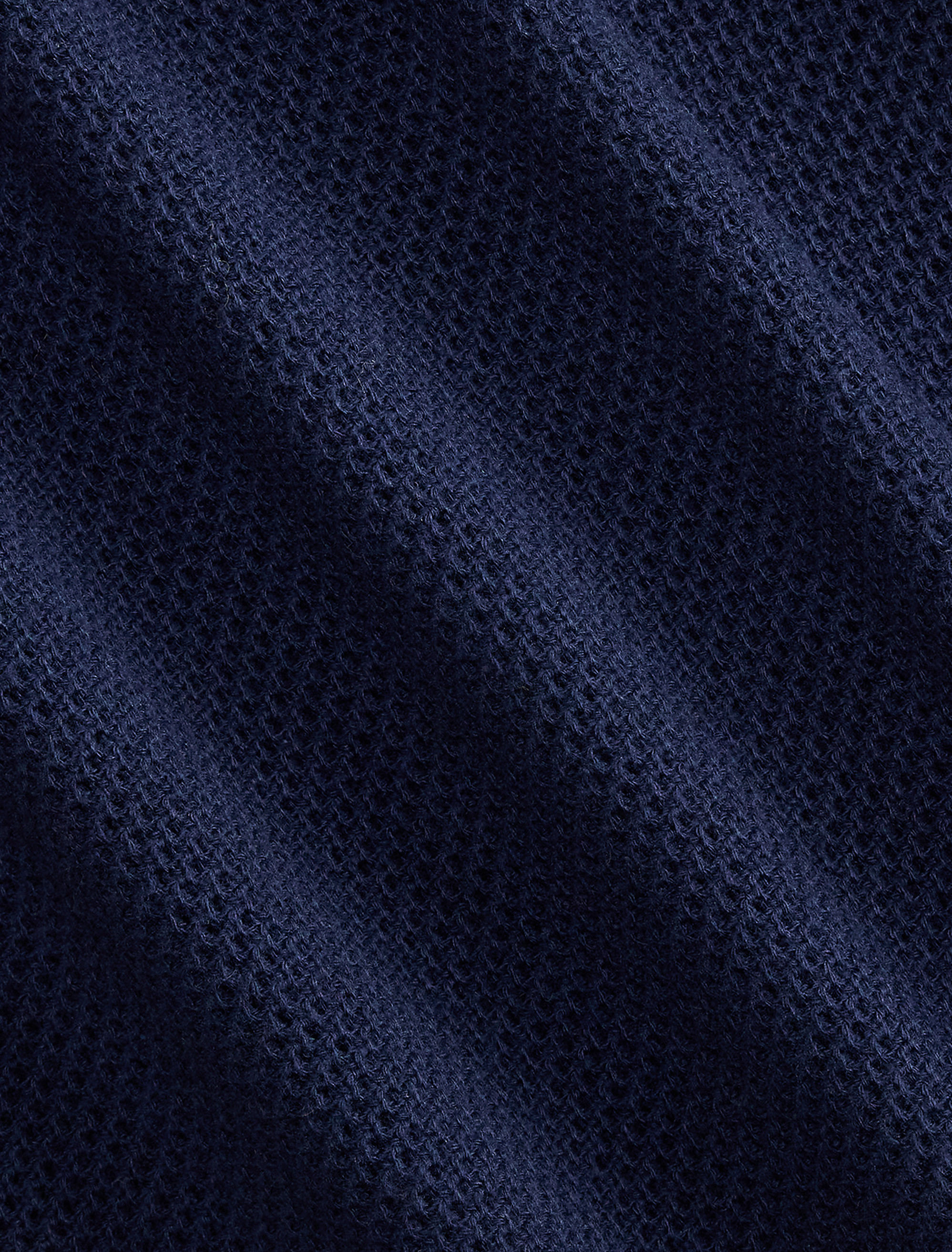 Pointelle Button-Down Polo Shirt