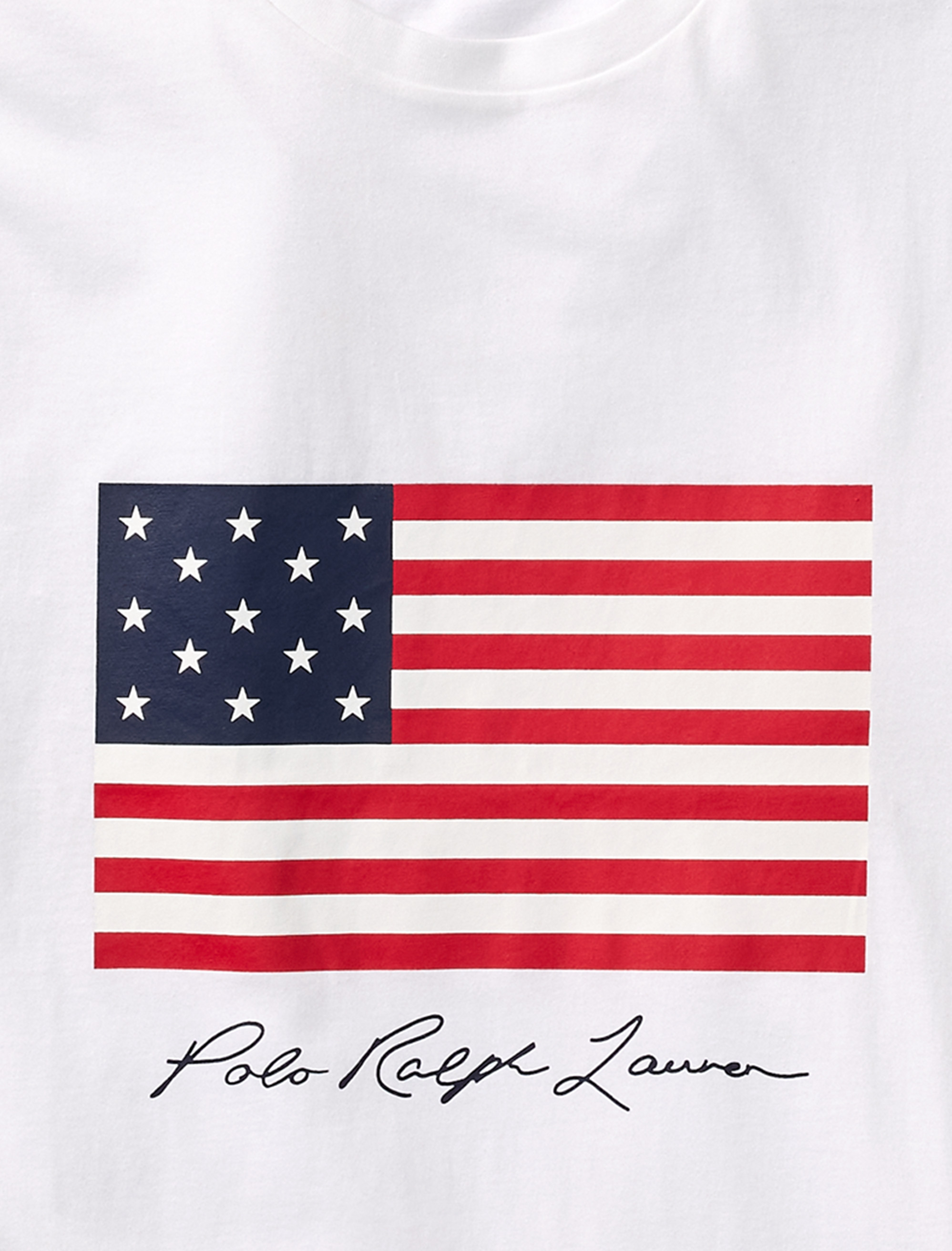 Big + Tall | Polo Ralph Lauren American Flag Graphic Tee | DXL
