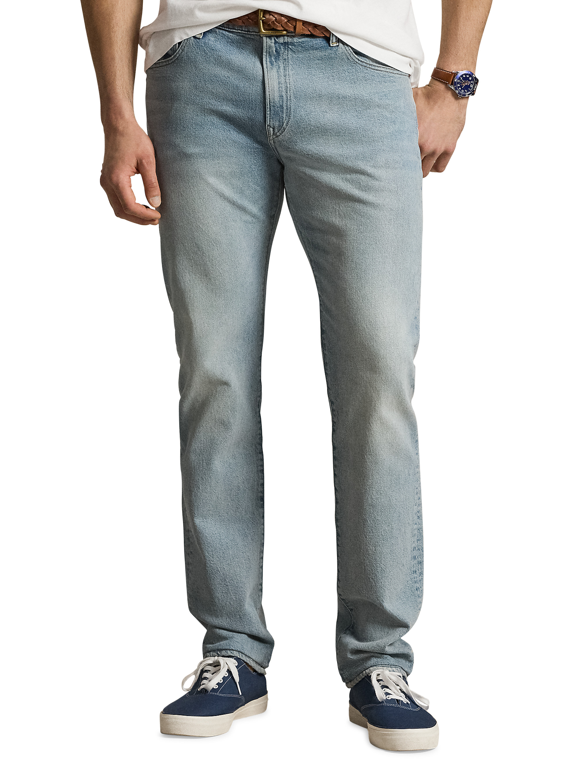 Varick Slim Straight-Leg Jeans