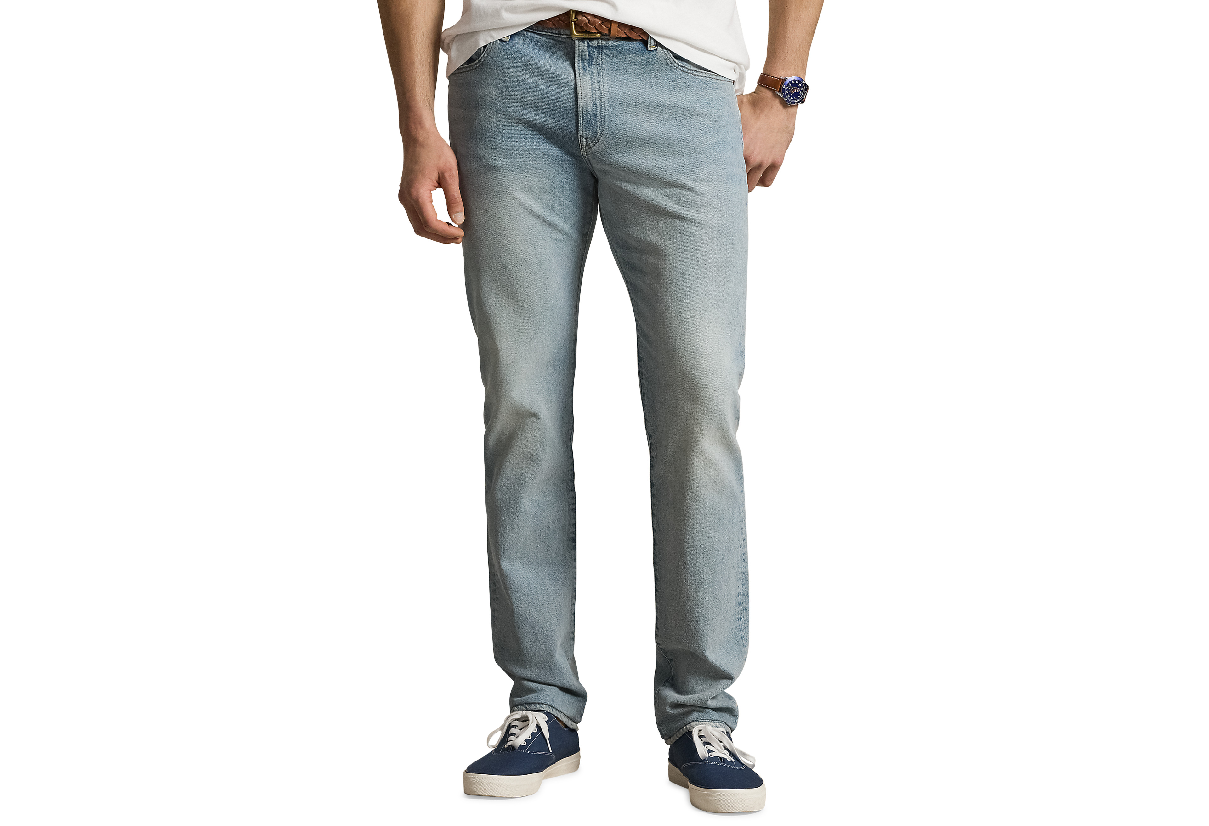 Varick Slim Straight-Leg Jeans
