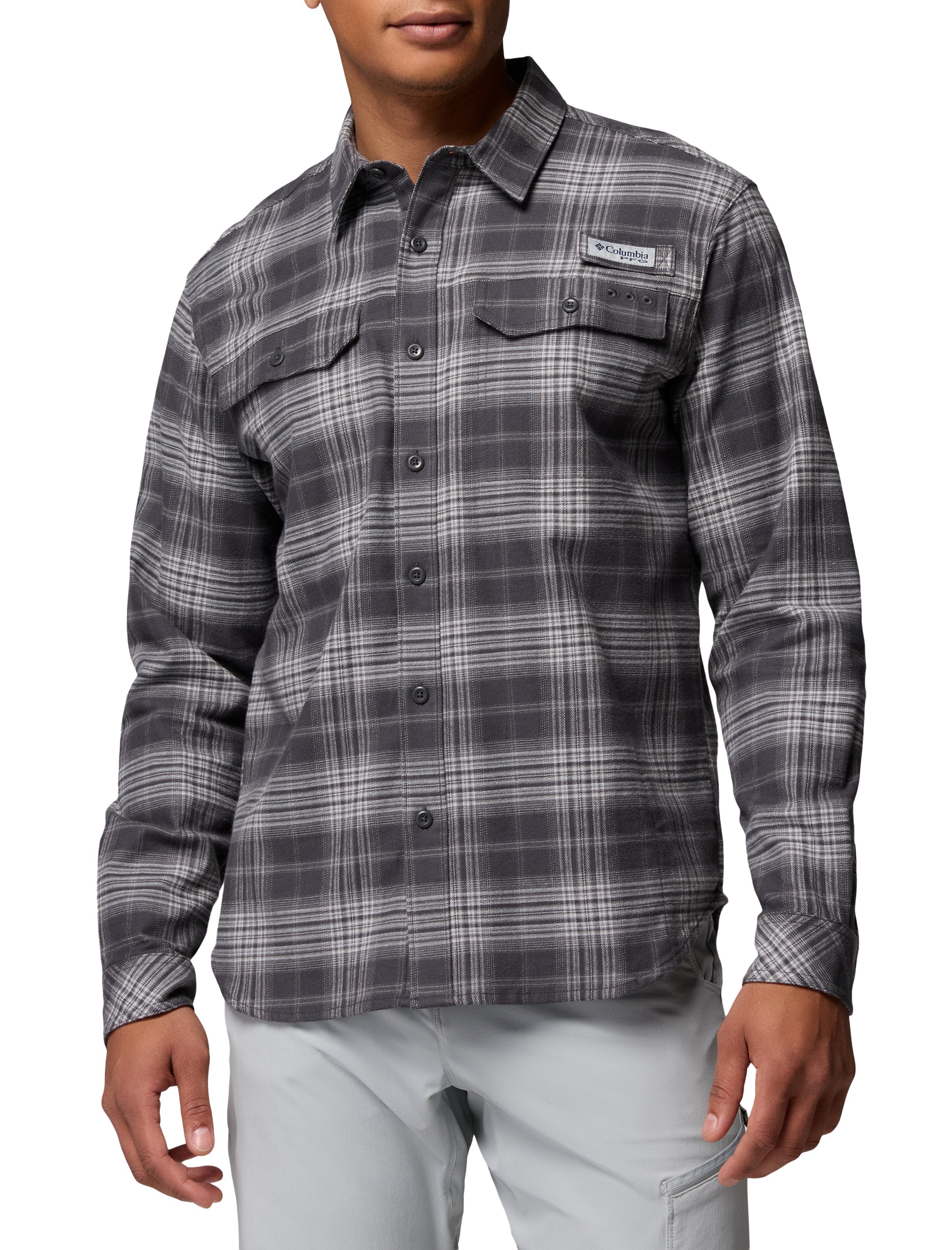 PFG Topwater Tech Flannel Sport Shirt