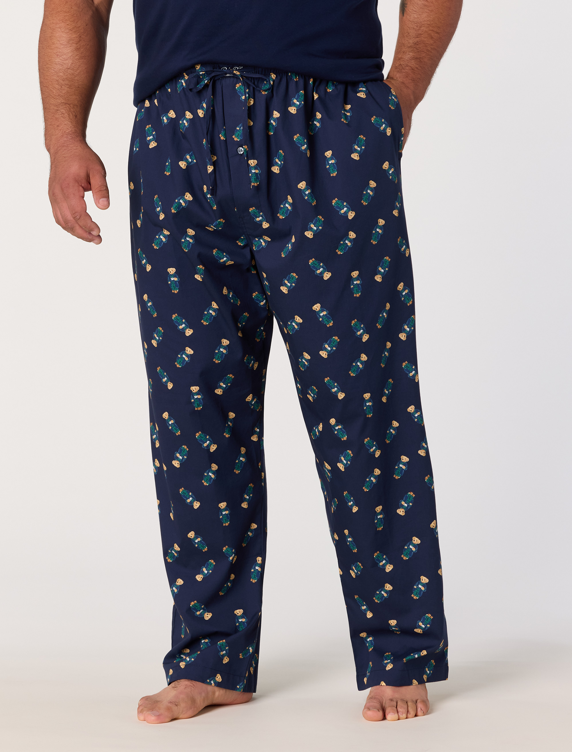 Printed Bear Lounge Pants