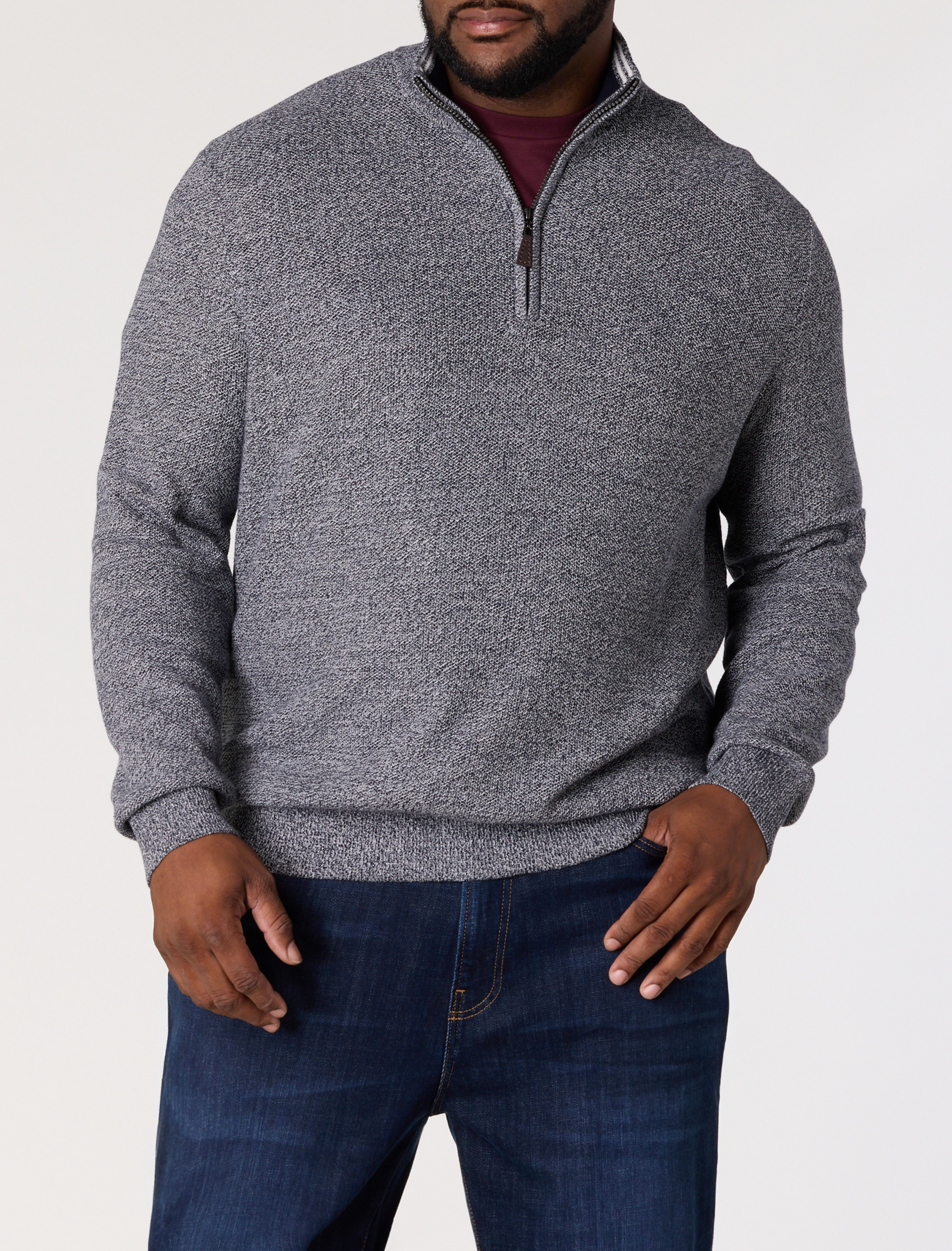 Marled 1/4-Zip Pullover