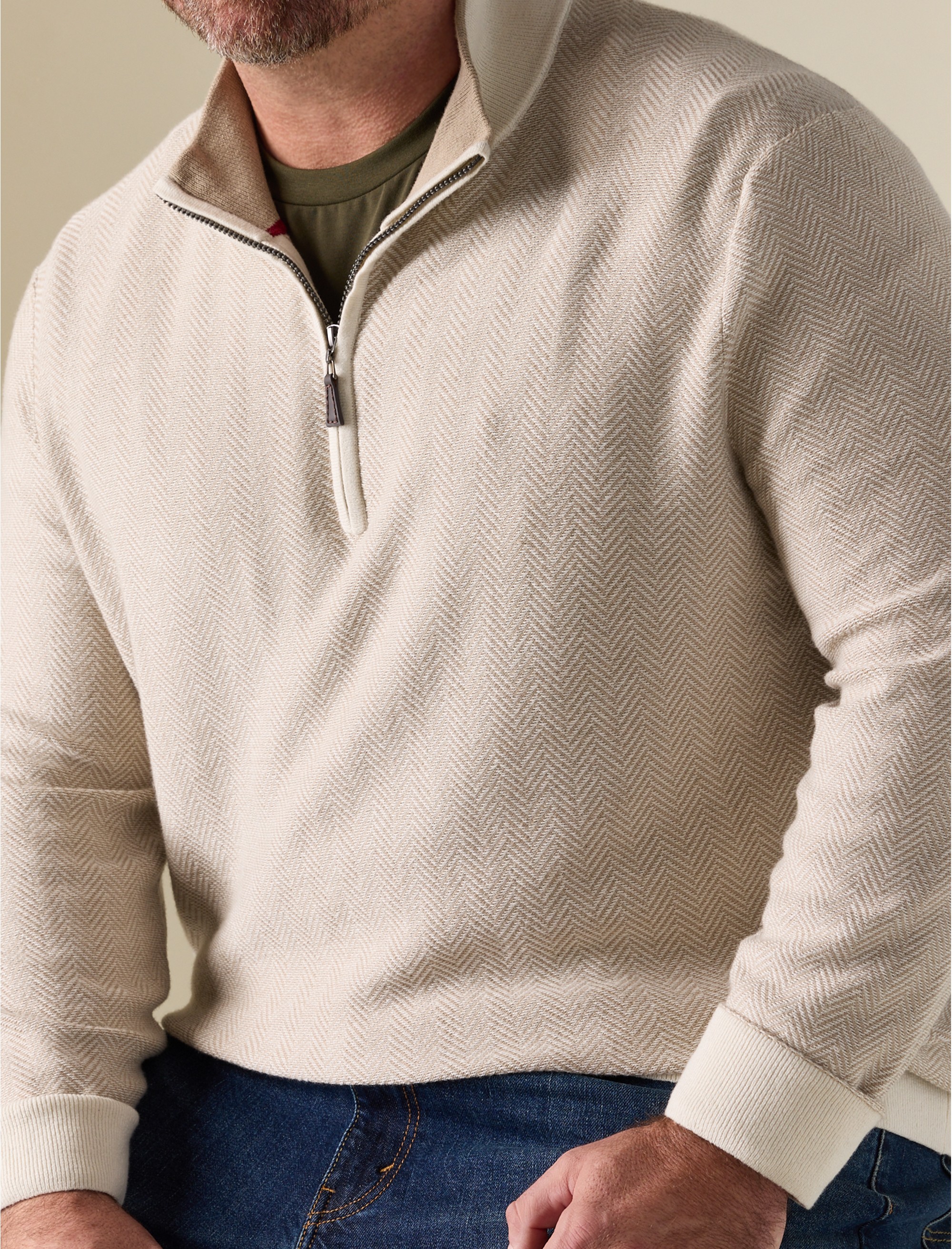 Navtech jacquard 1/4-Zip Pullover - thumbnail 3