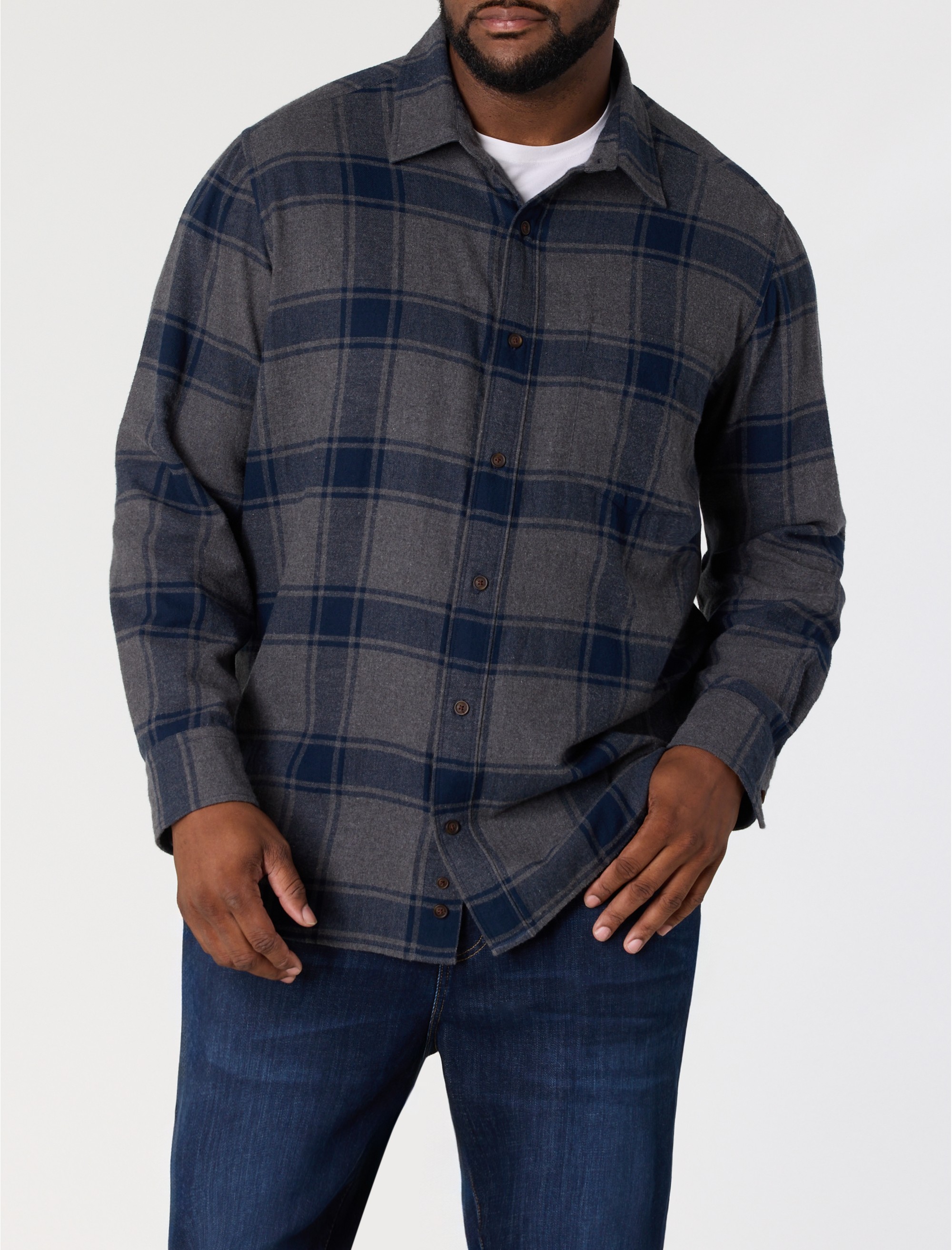 Plaid Flannel Sport Shirt - thumbnail 2
