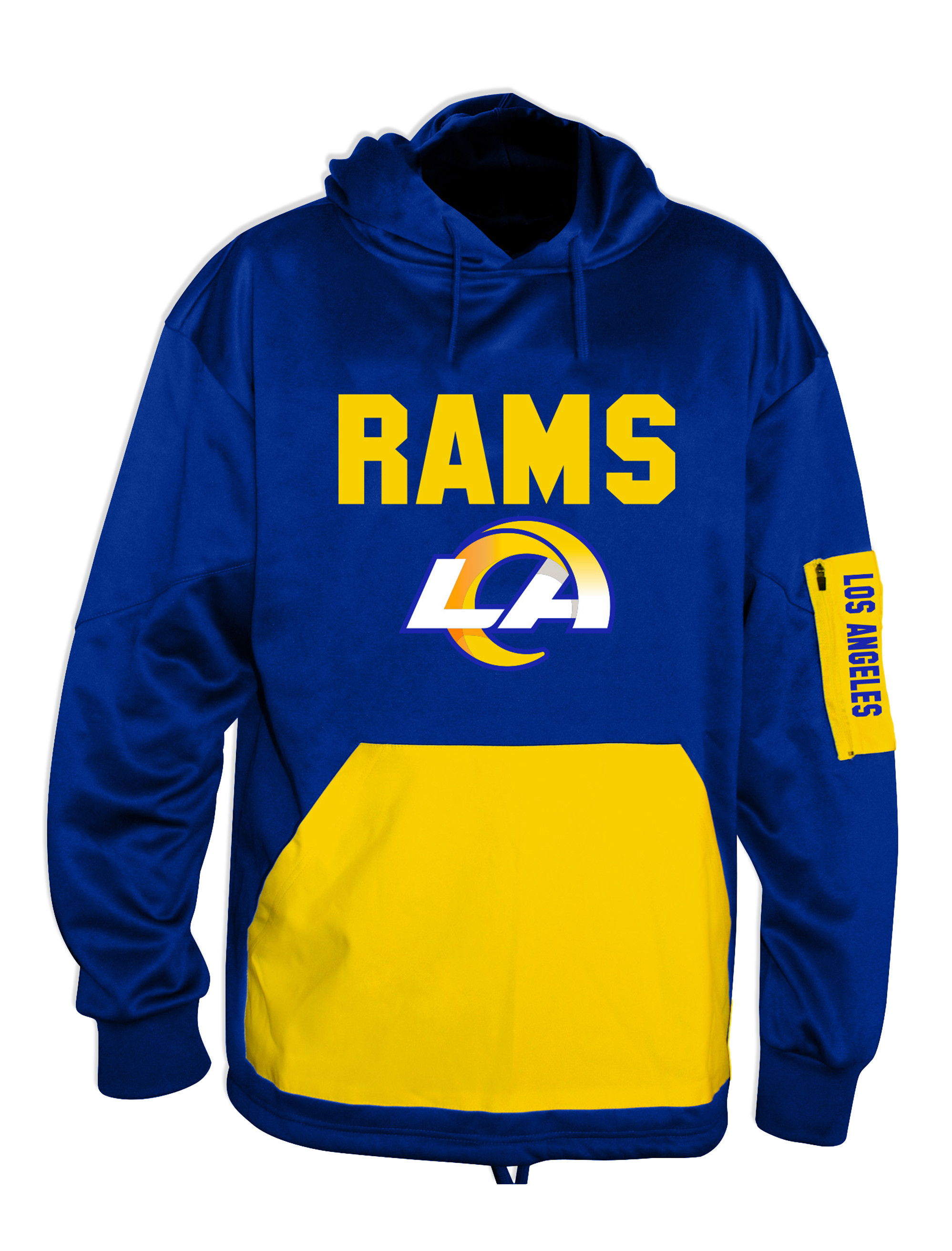 Rams Colorblocked Fleece Hoodie