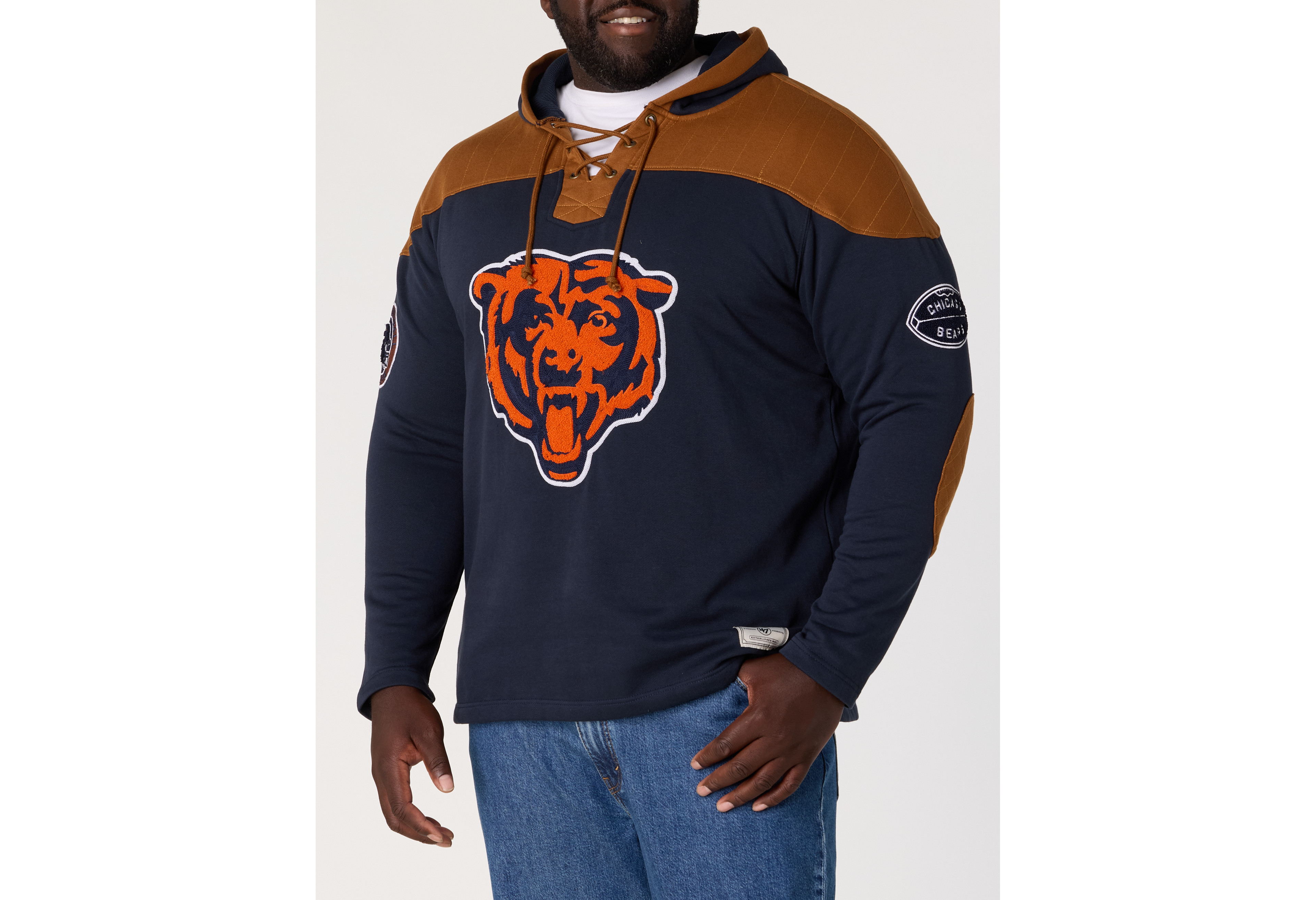 Throwback Lace-Up Pullover