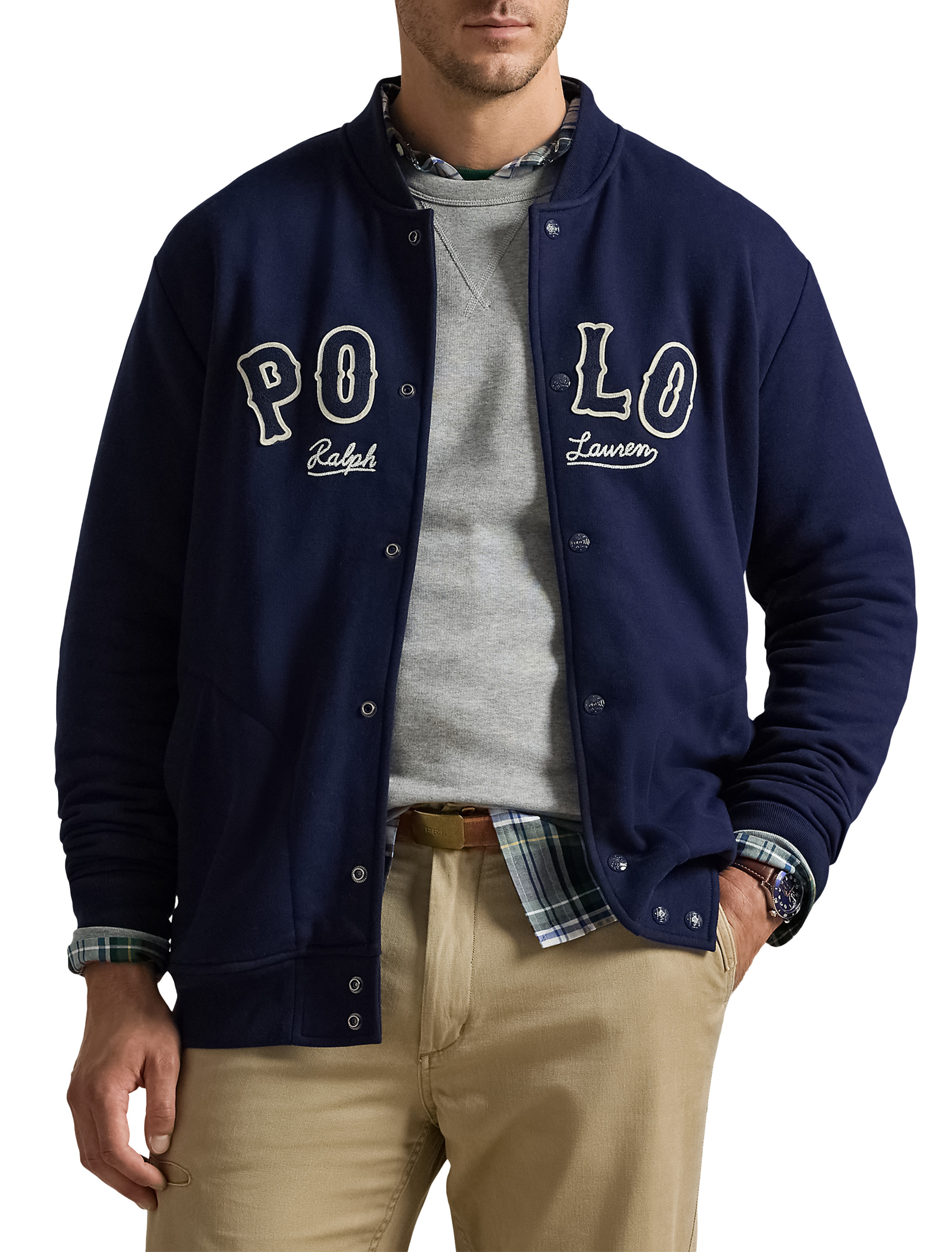 Knit Baseball Jacket