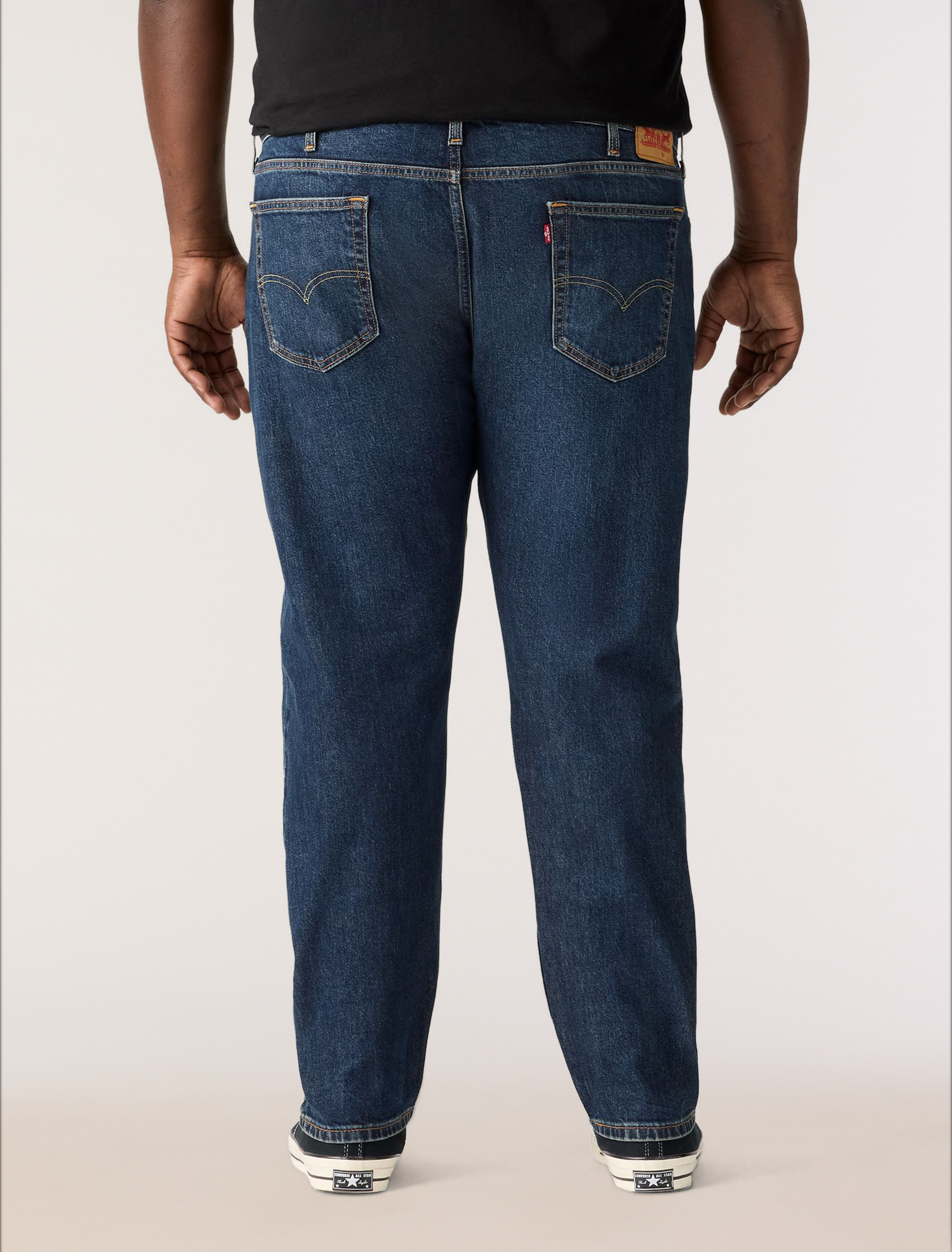 502™ Tapered-Fit Dark Wash Jeans
