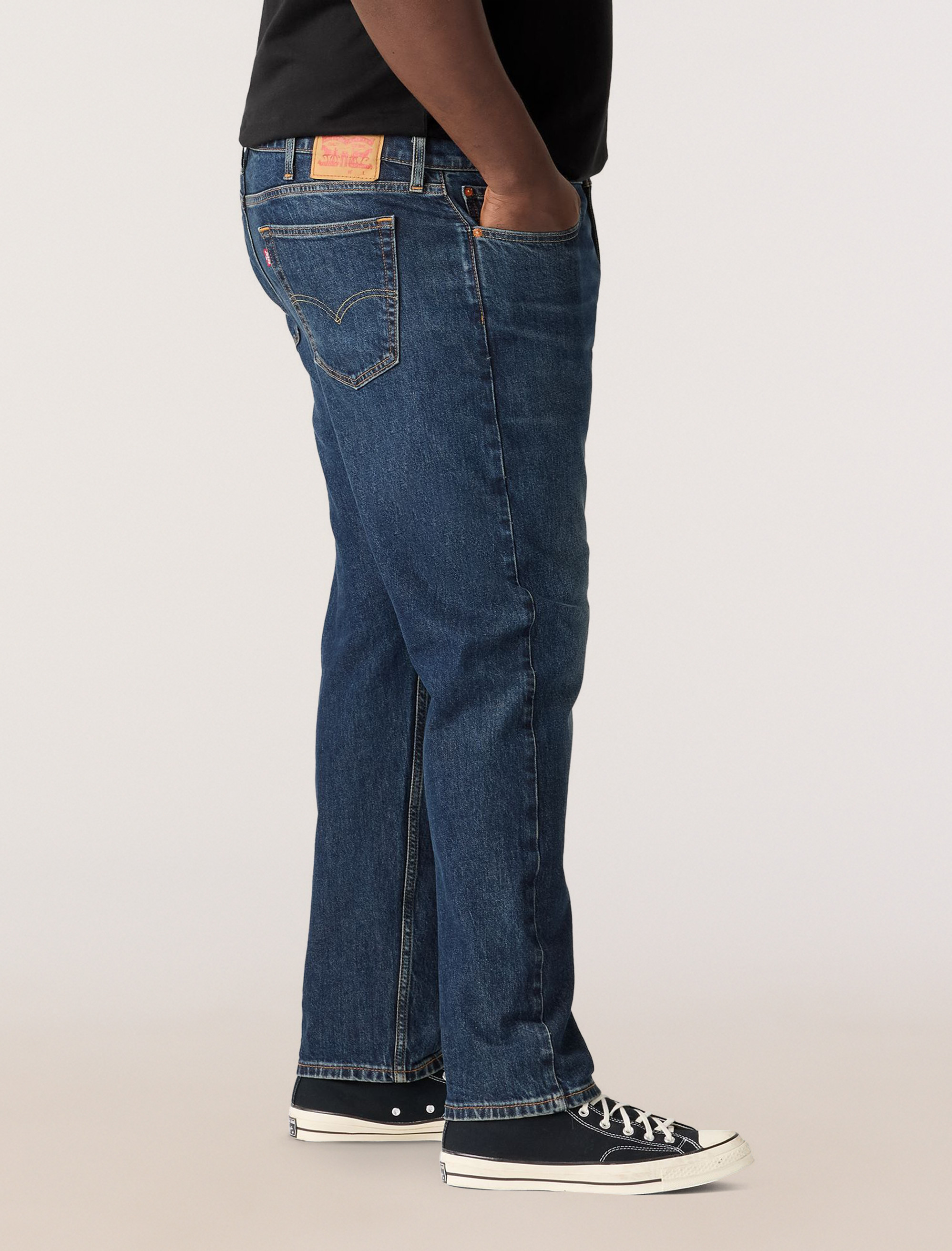 502™ Tapered-Fit Dark Wash Jeans