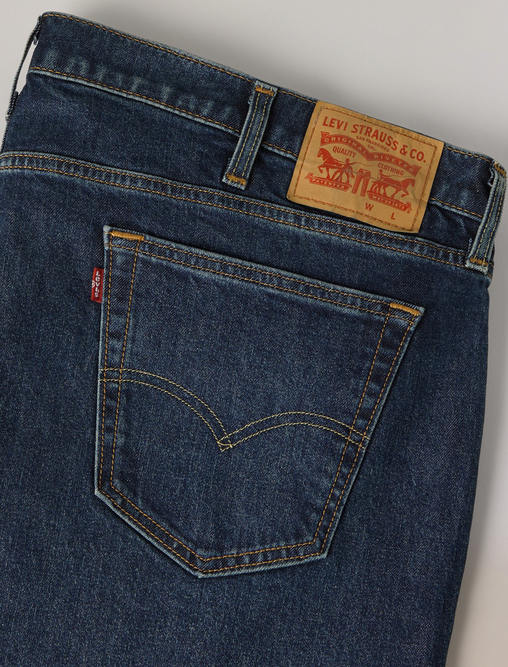 502™ Tapered-Fit Dark Wash Jeans
