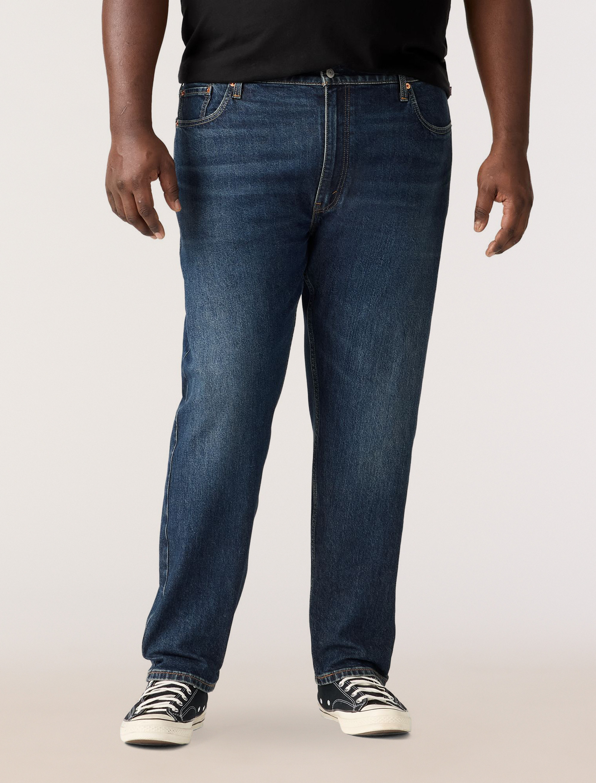 502™ Tapered-Fit Dark Wash Jeans