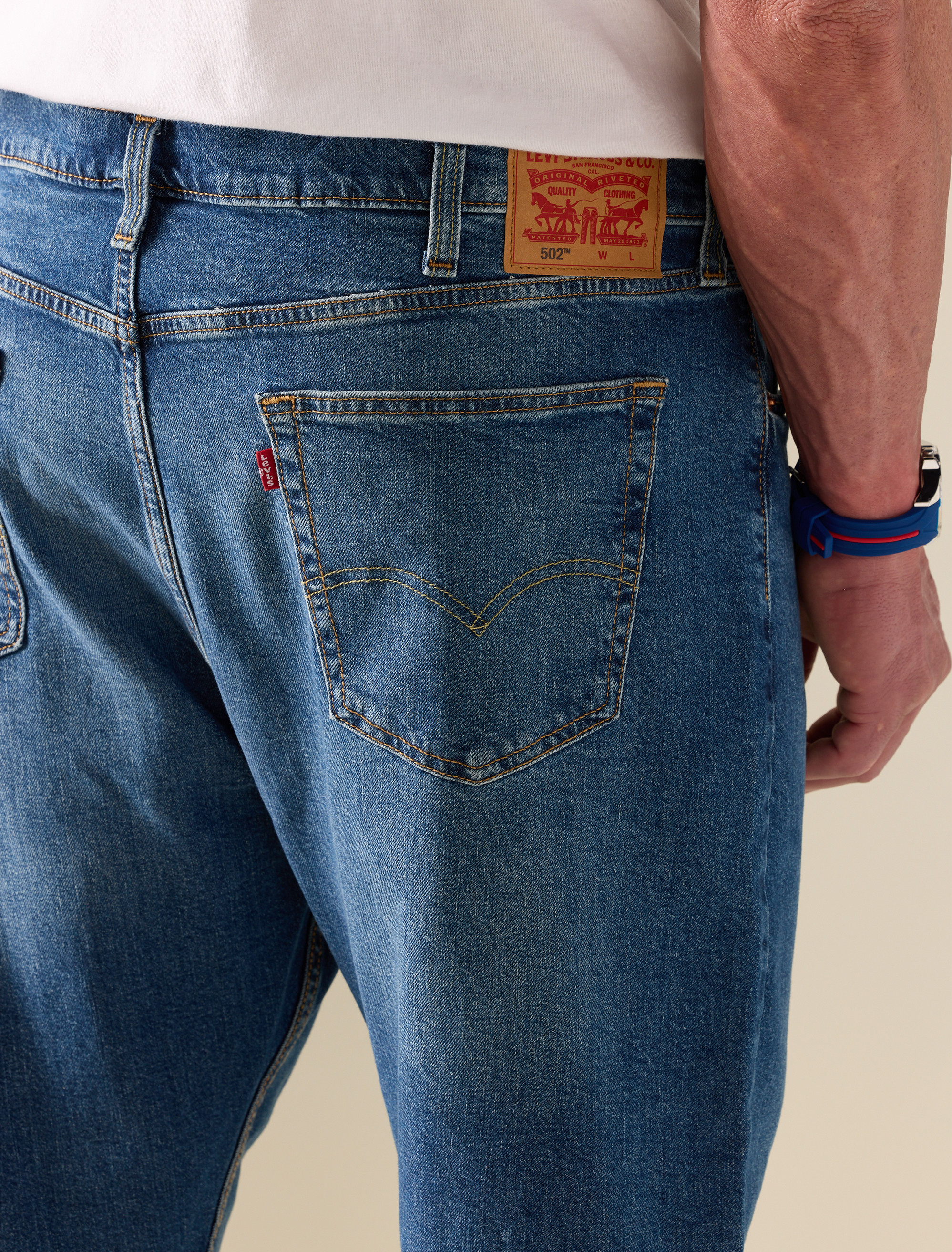 502™ Tapered-Fit Stretch Jeans