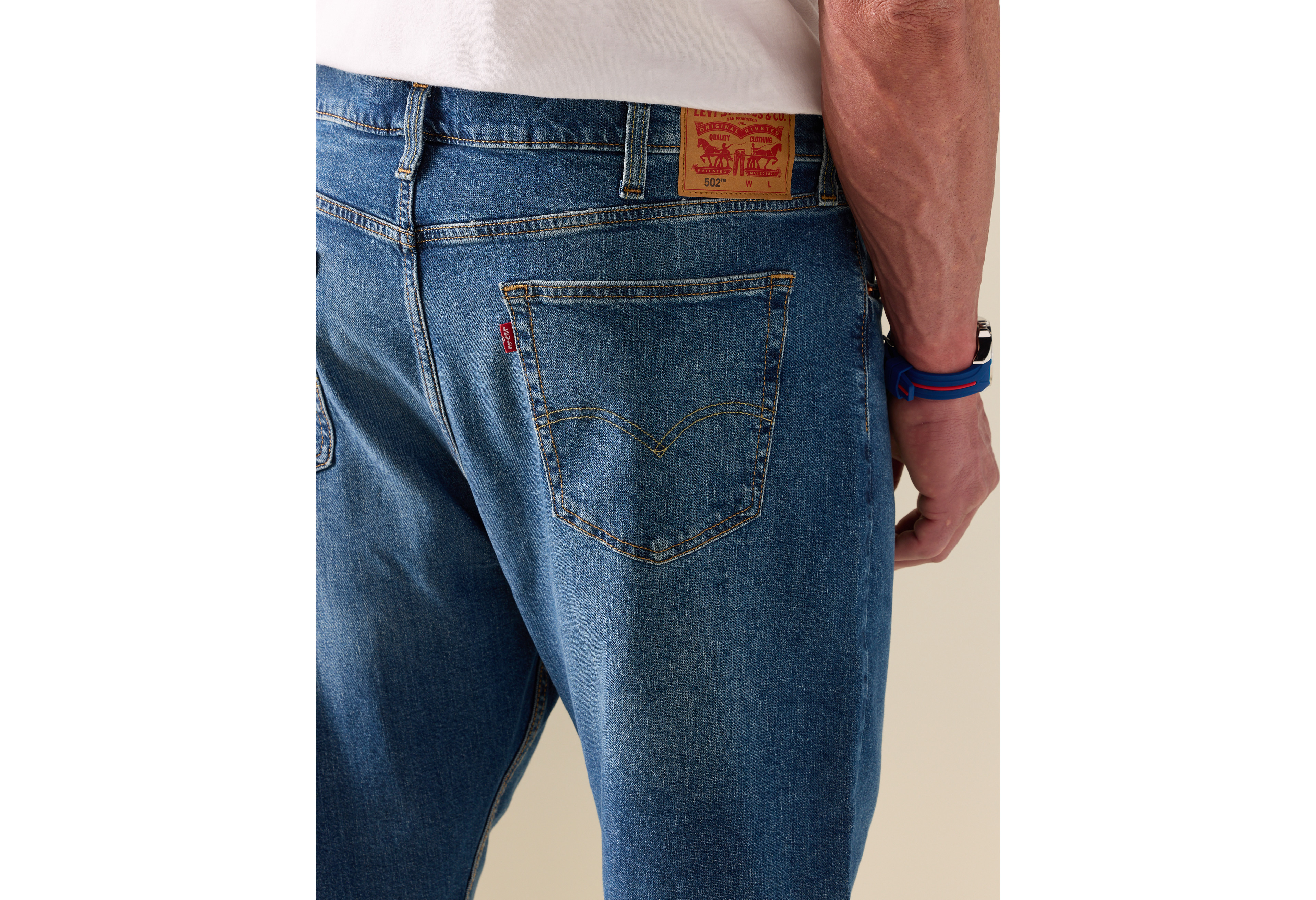 502™ Tapered-Fit Stretch Jeans