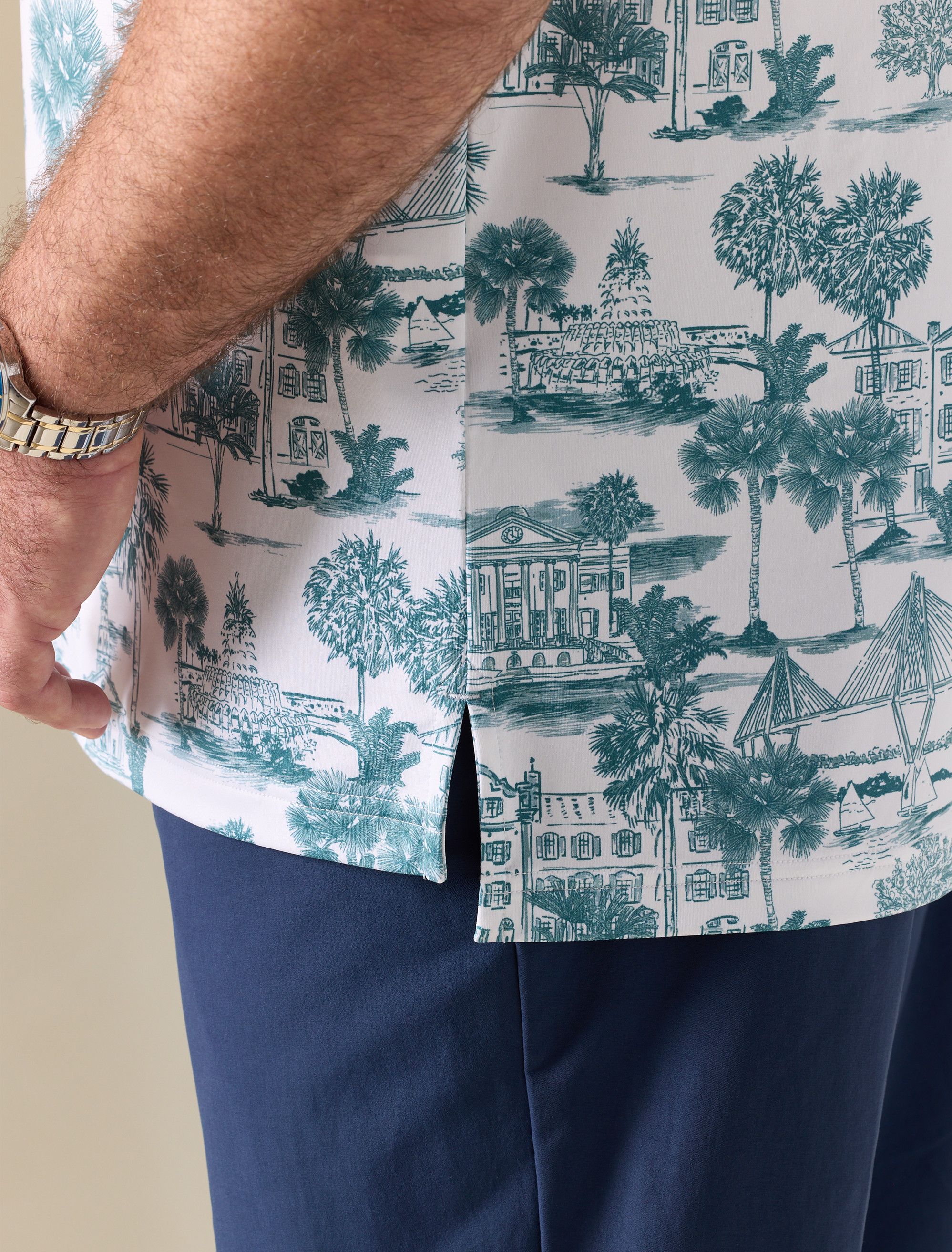 Printed Sankaty Performance Polo Shirt