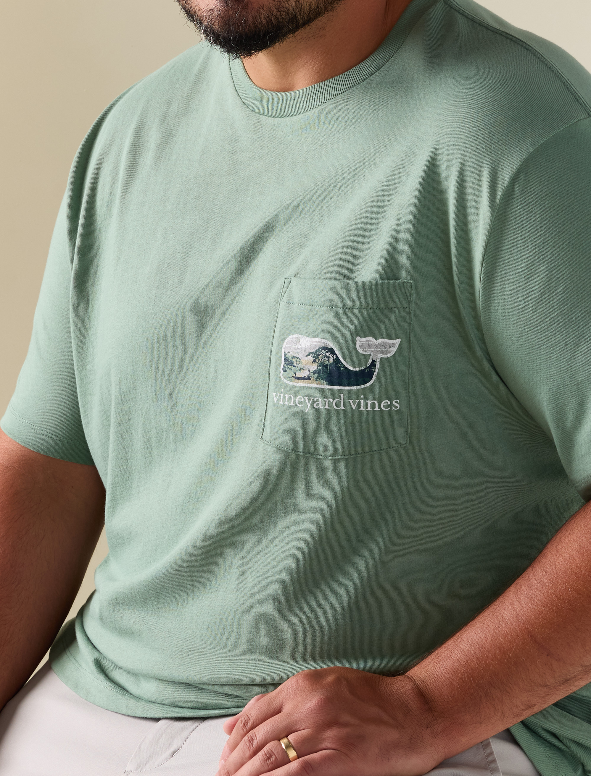 Country Whale Pocket Tee
