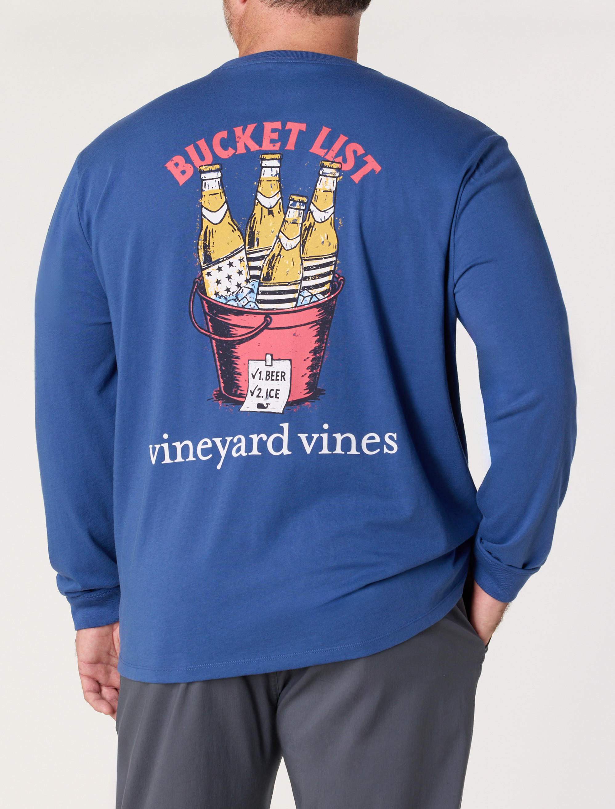 Bucket List Long-Sleeve Pocket T-Shirt