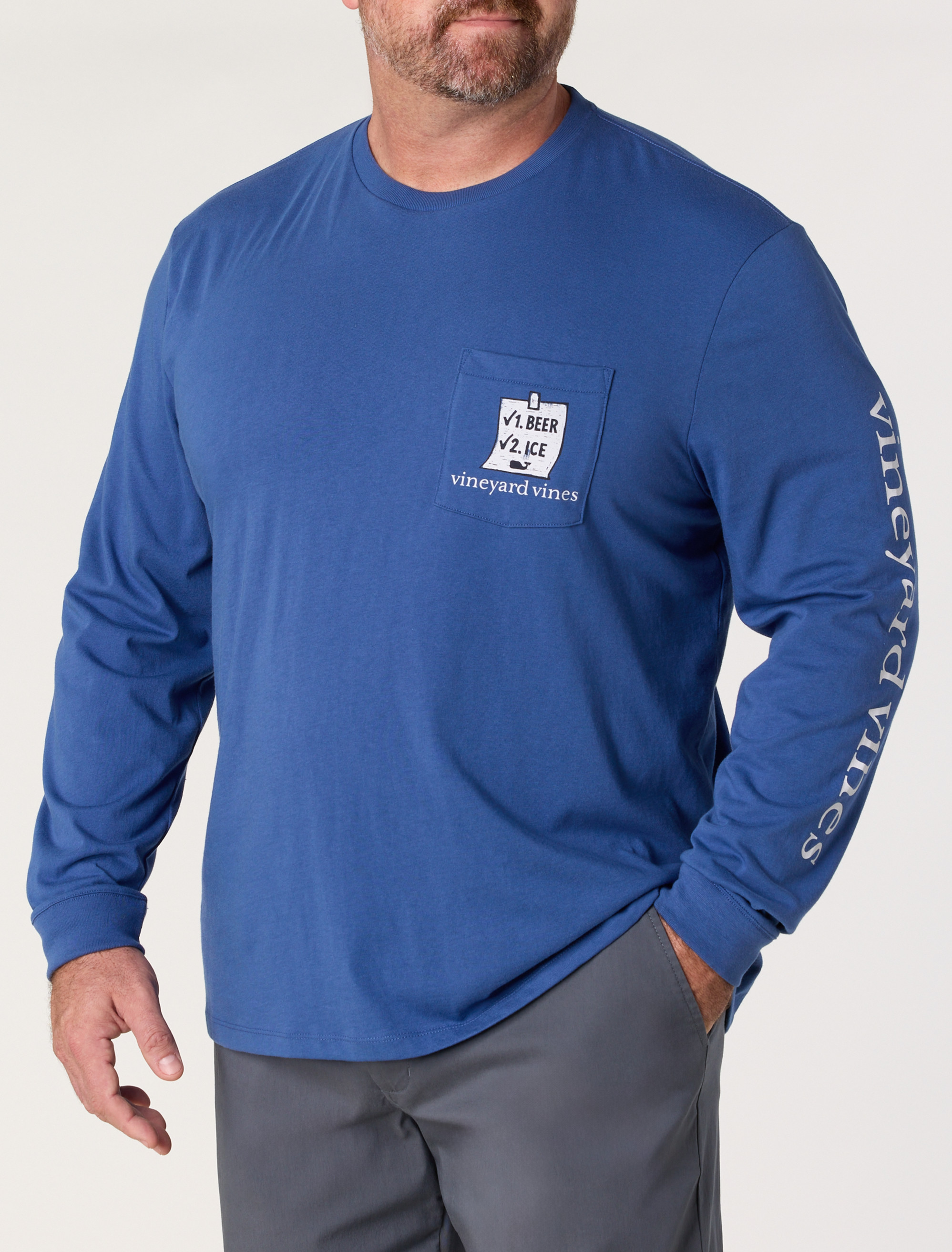 Bucket List Long-Sleeve Pocket T-Shirt