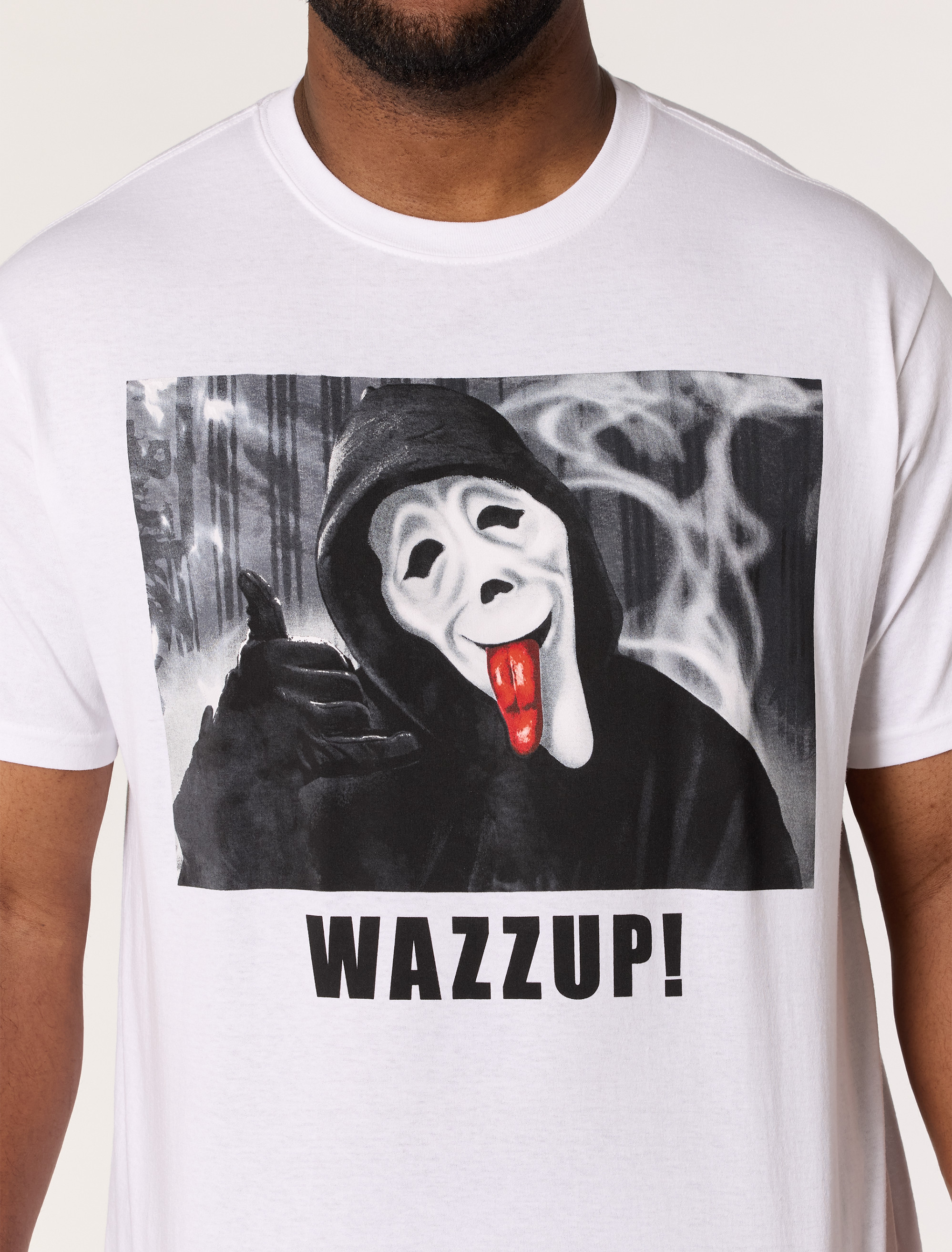 Scary Movie Wazzup Graphic Tee