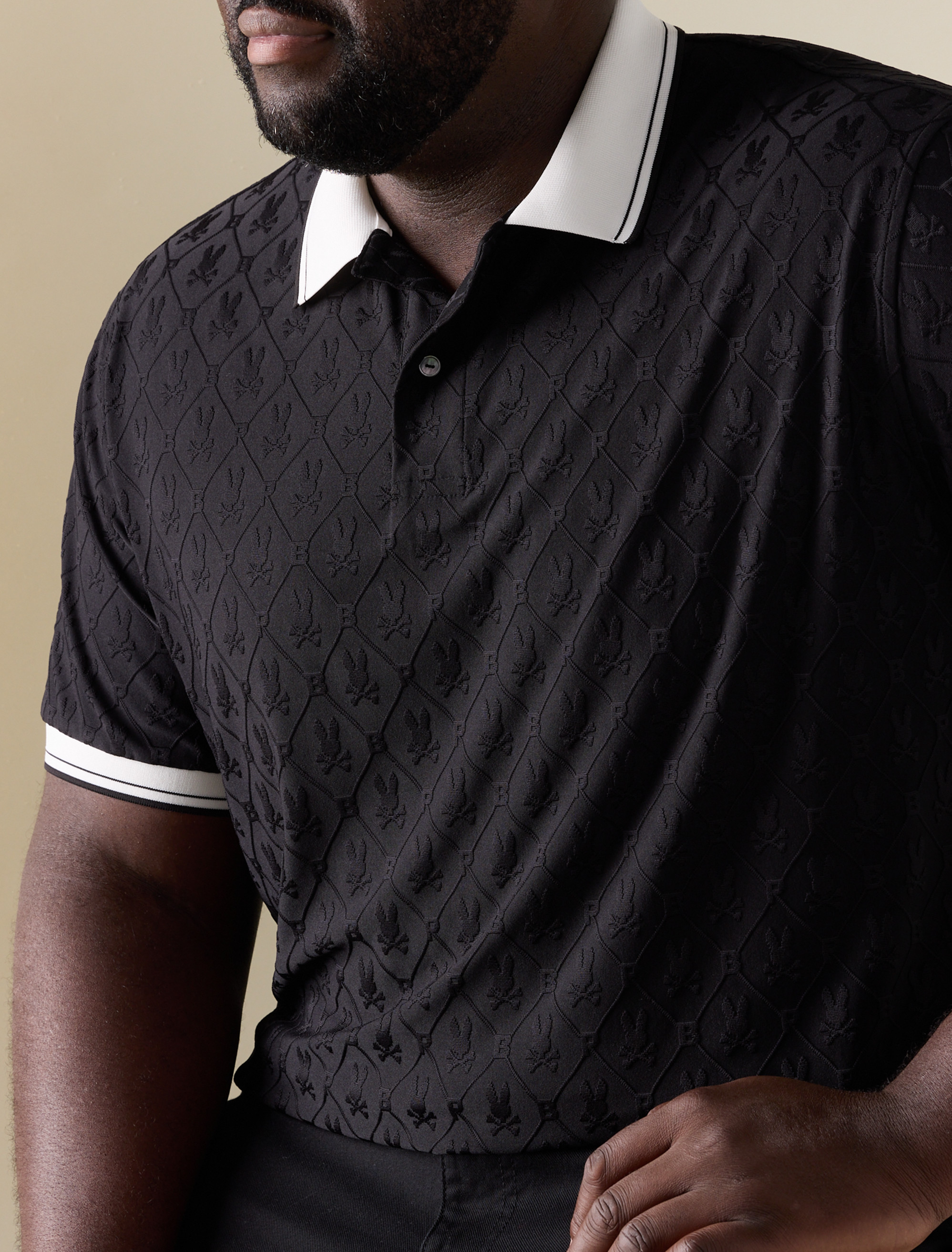 Garry Jacquard Polo Shirt