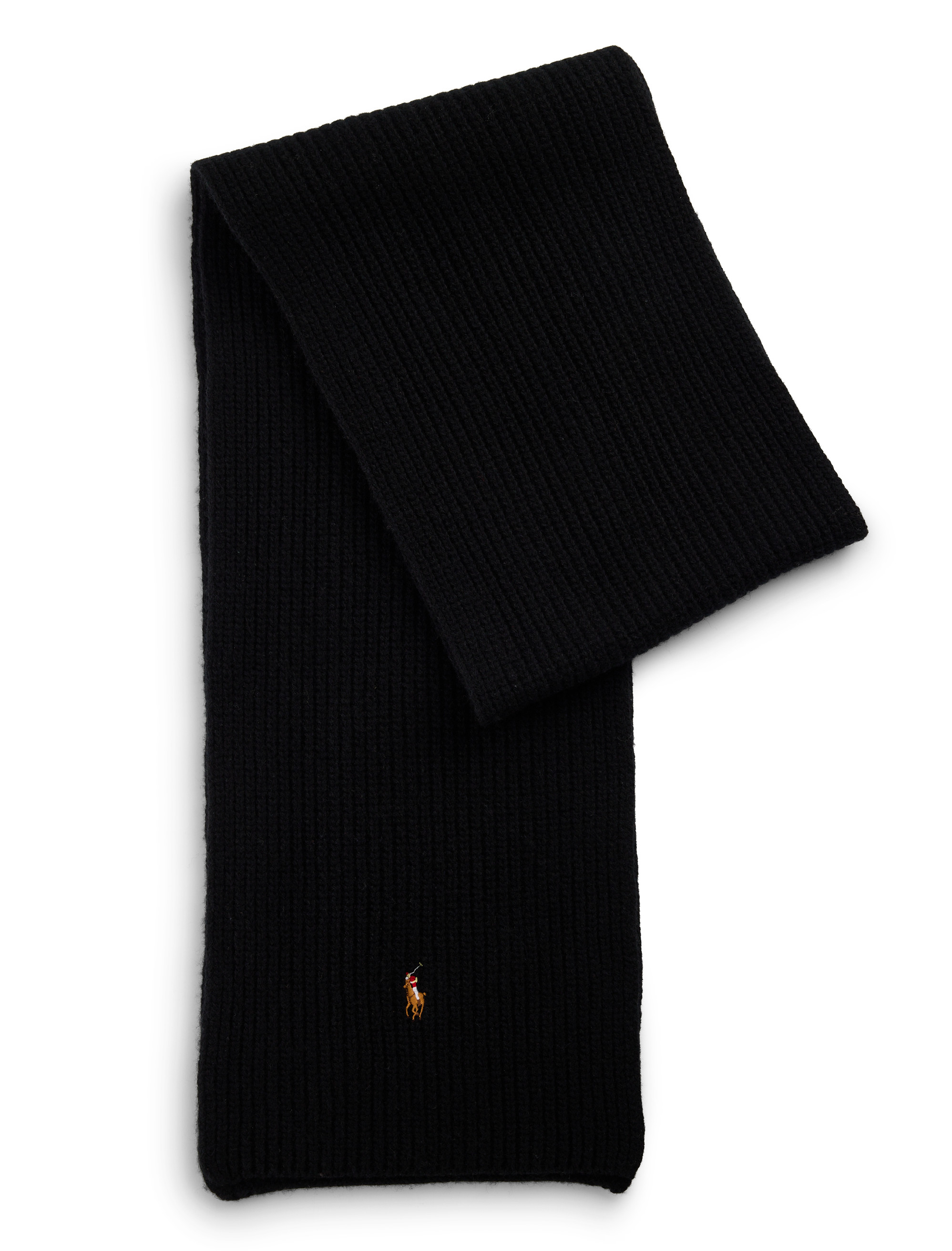 Signature Ribbed-Knit Scarf