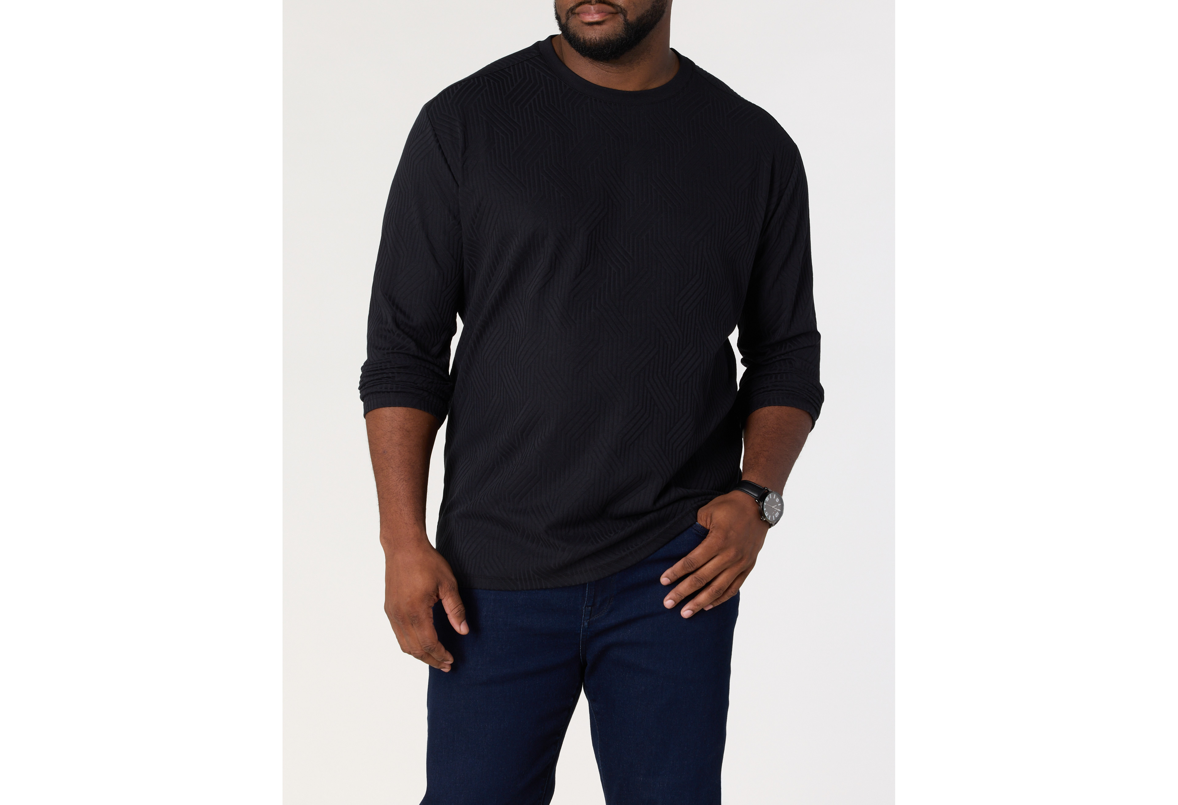 Anderson Jacquard Long-Sleeve T-Shirt