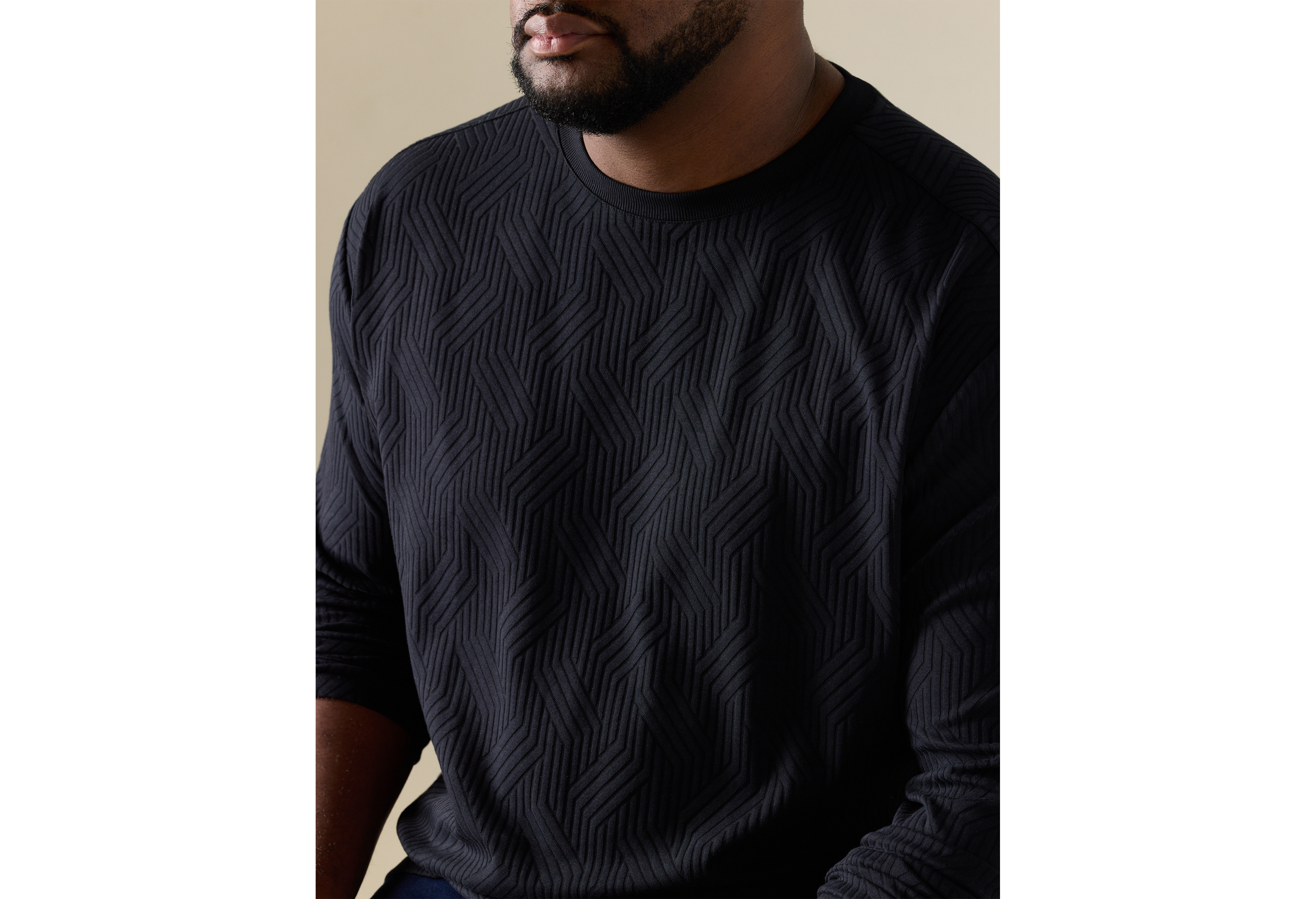 Anderson Jacquard Long-Sleeve T-Shirt