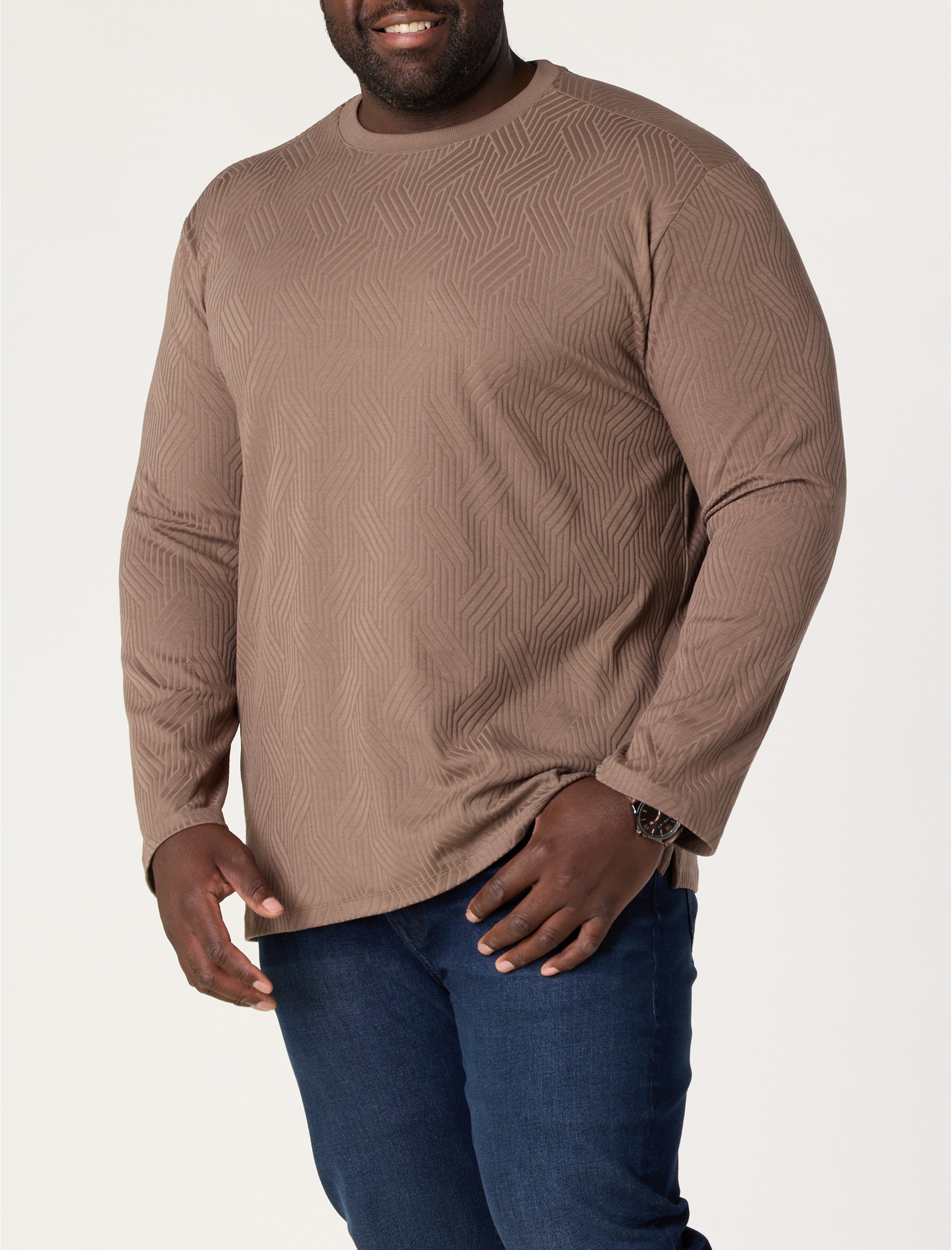 Anderson Jacquard Long-Sleeve T-Shirt - thumbnail 5